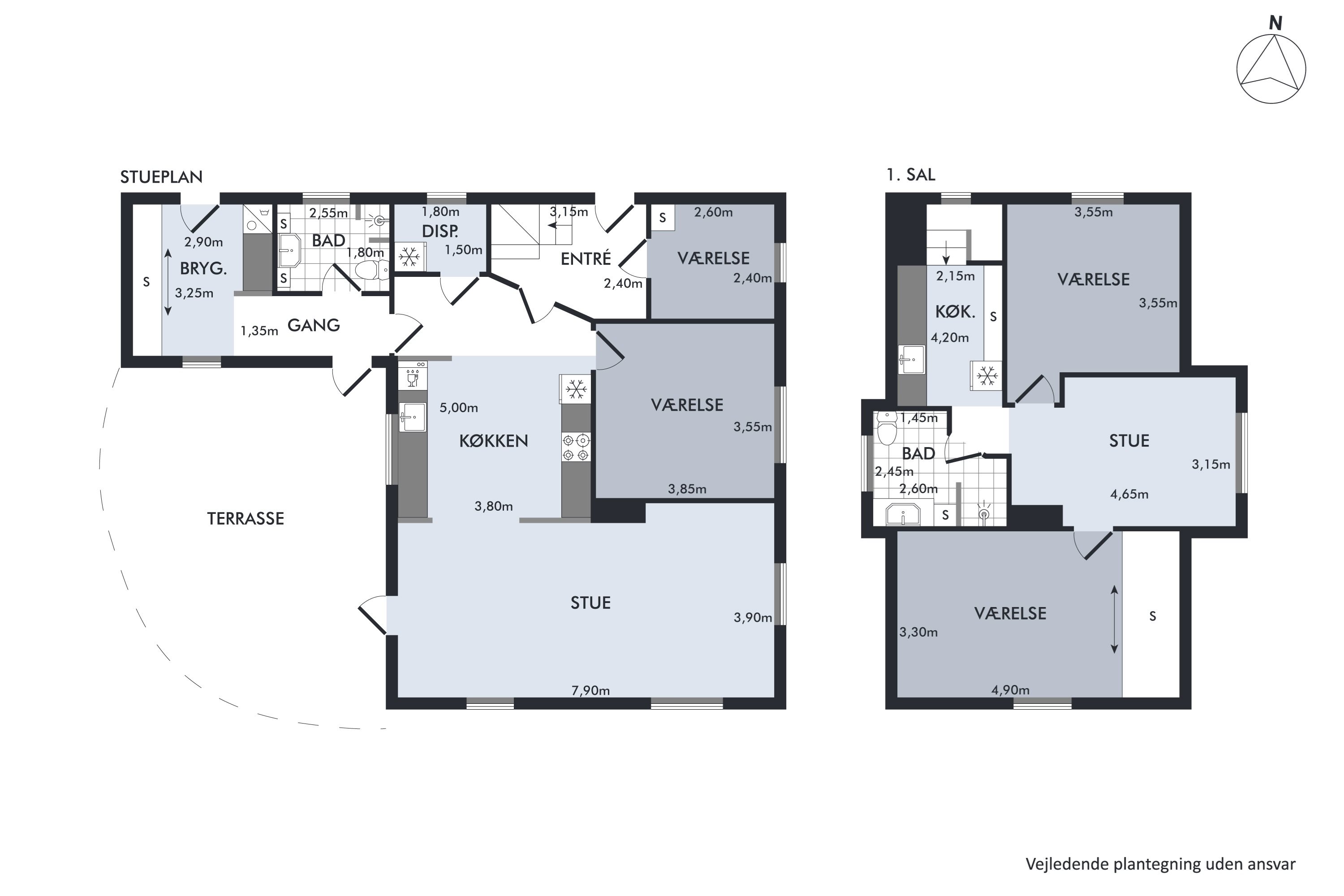 Plantegninger billede af Hadsundvej 336, 9260 Gistrup