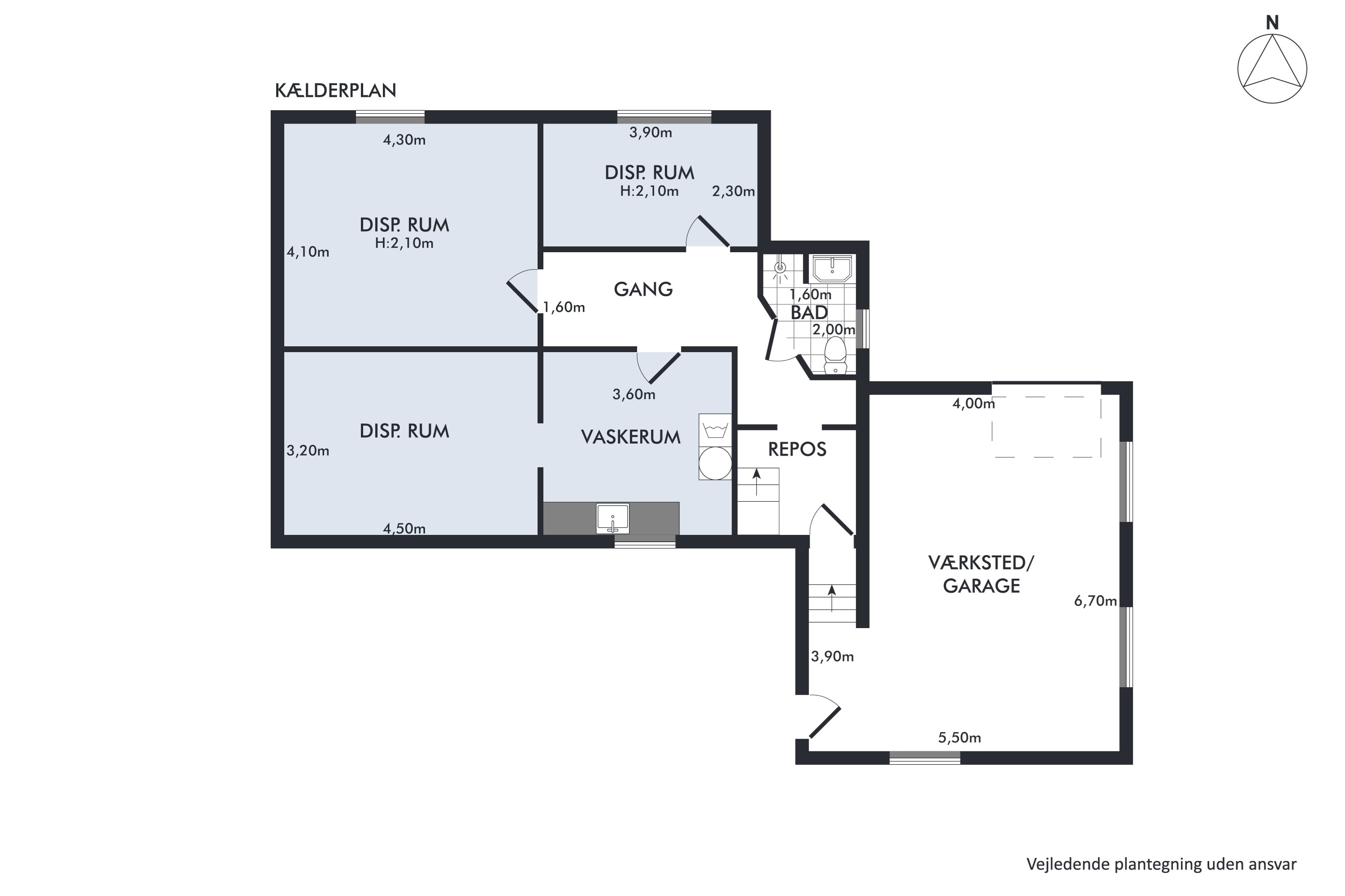 Plantegninger billede af Hovedgårdvej 2, 8732 Hovedgård
