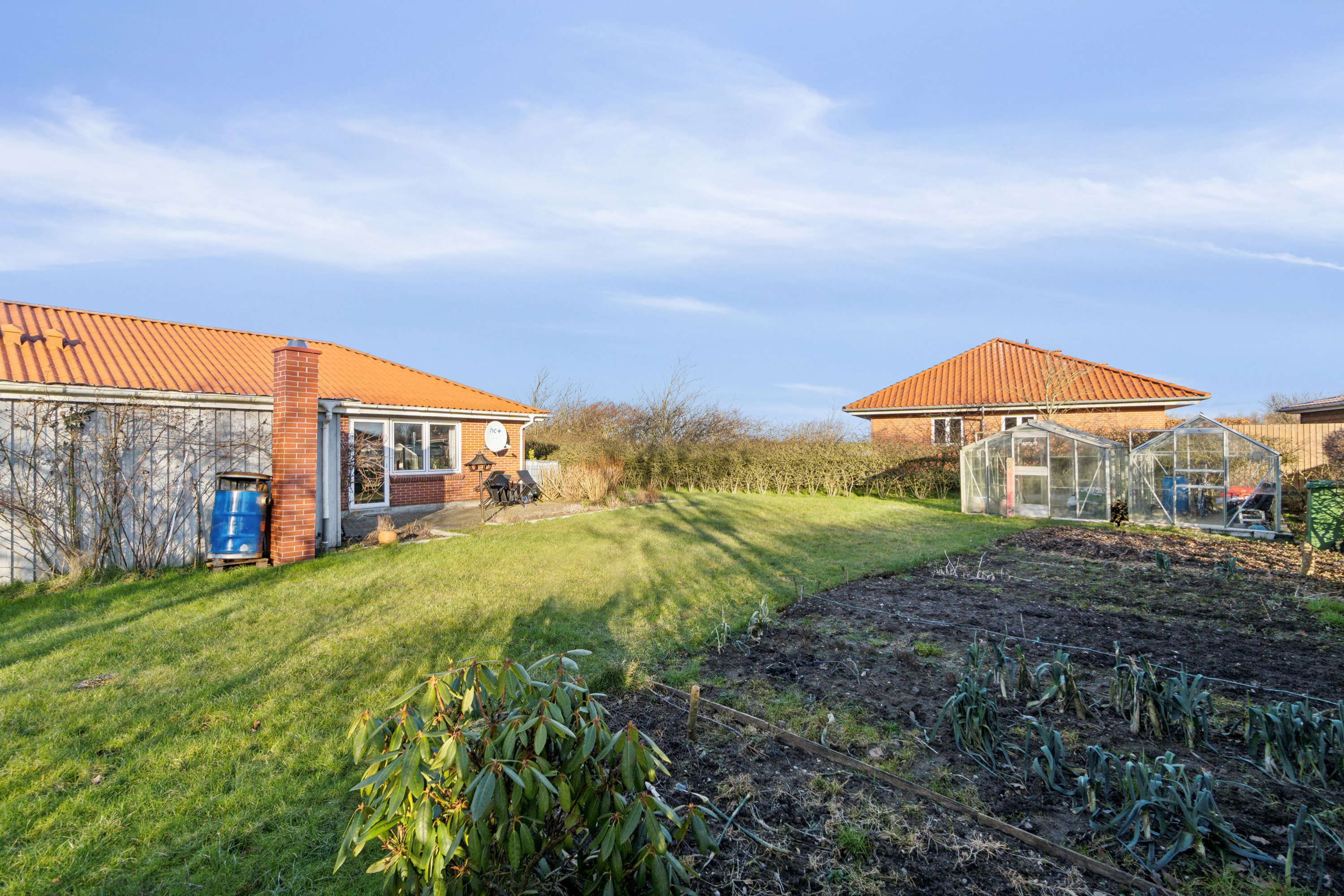 Fremhævet set fra haven billede i fuldskærmstilstand. Billede af Lærkevænget 1, Thorsted, 7700 Thisted