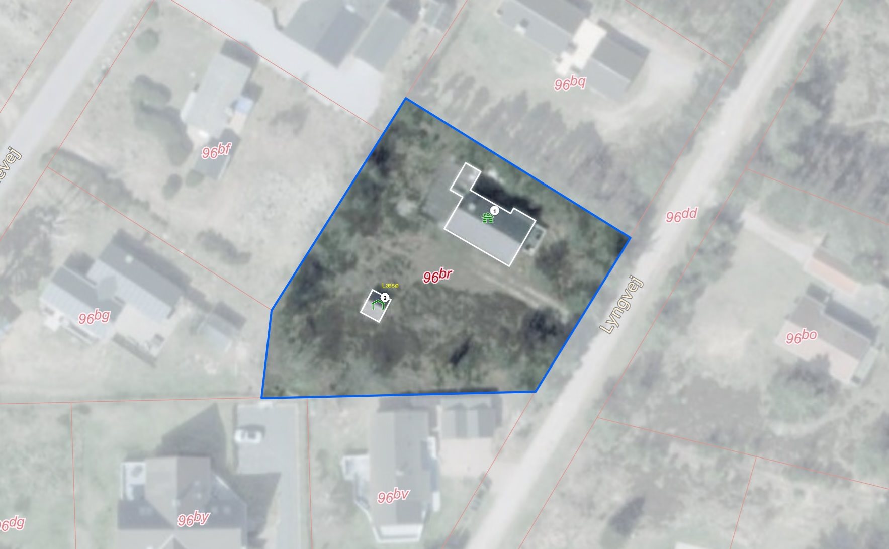 Fremhævet street view billede i fuldskærmstilstand. Billede af Lyngvej 1, Vesterø Havn, 9940 Læsø