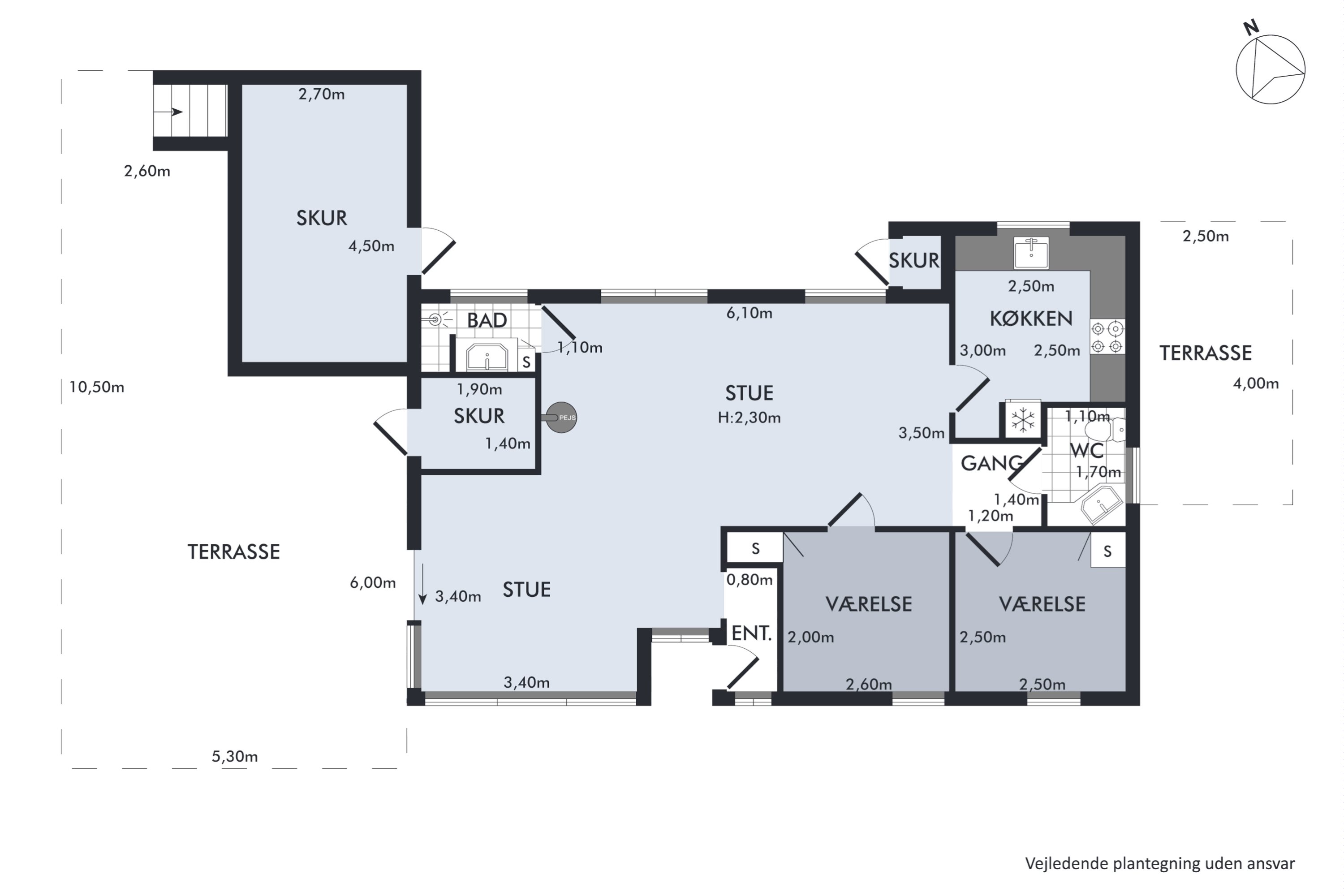 Plantegninger billede af Lyngvej 1, Vesterø Havn, 9940 Læsø