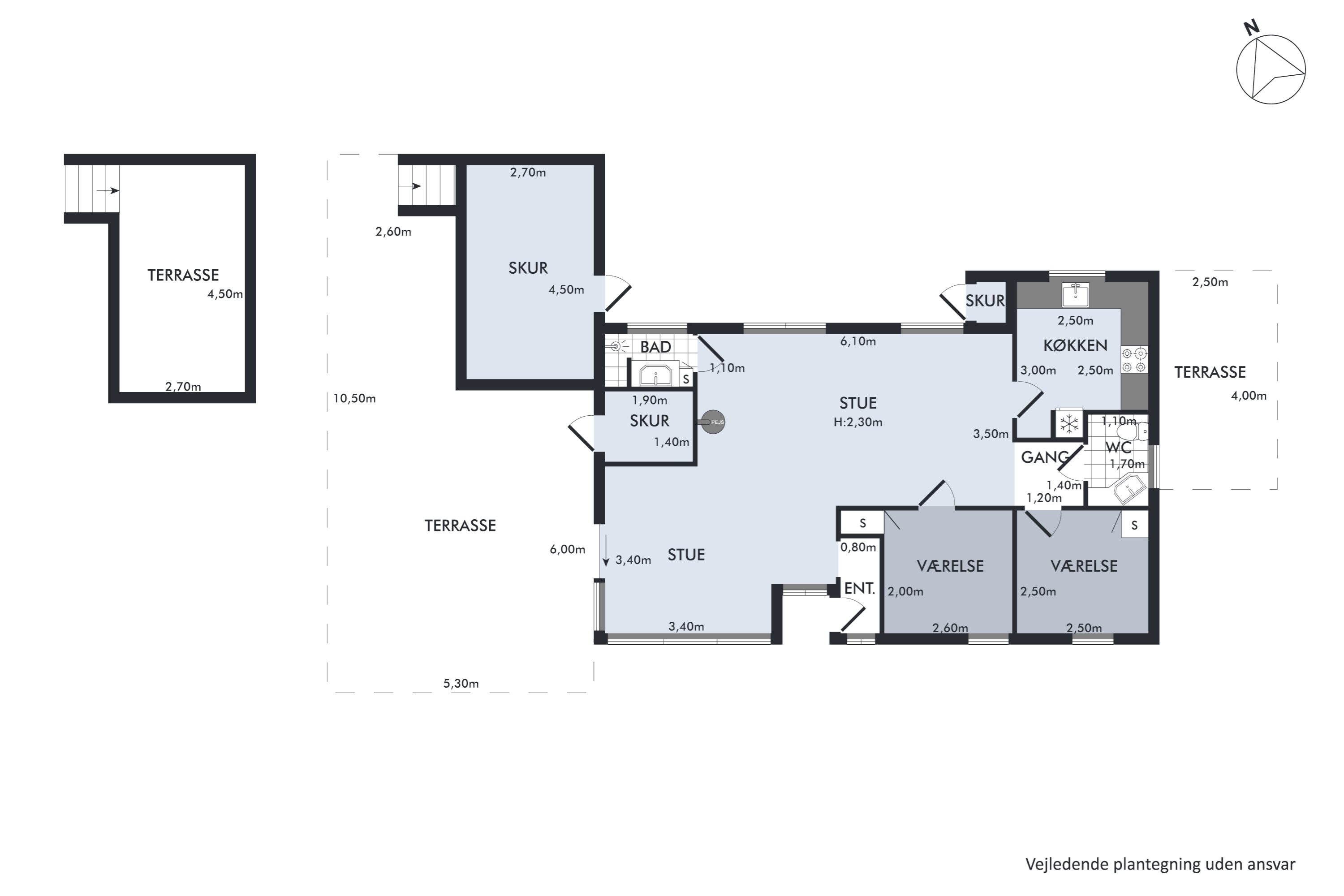 Plantegninger billede af Lyngvej 1, Vesterø Havn, 9940 Læsø