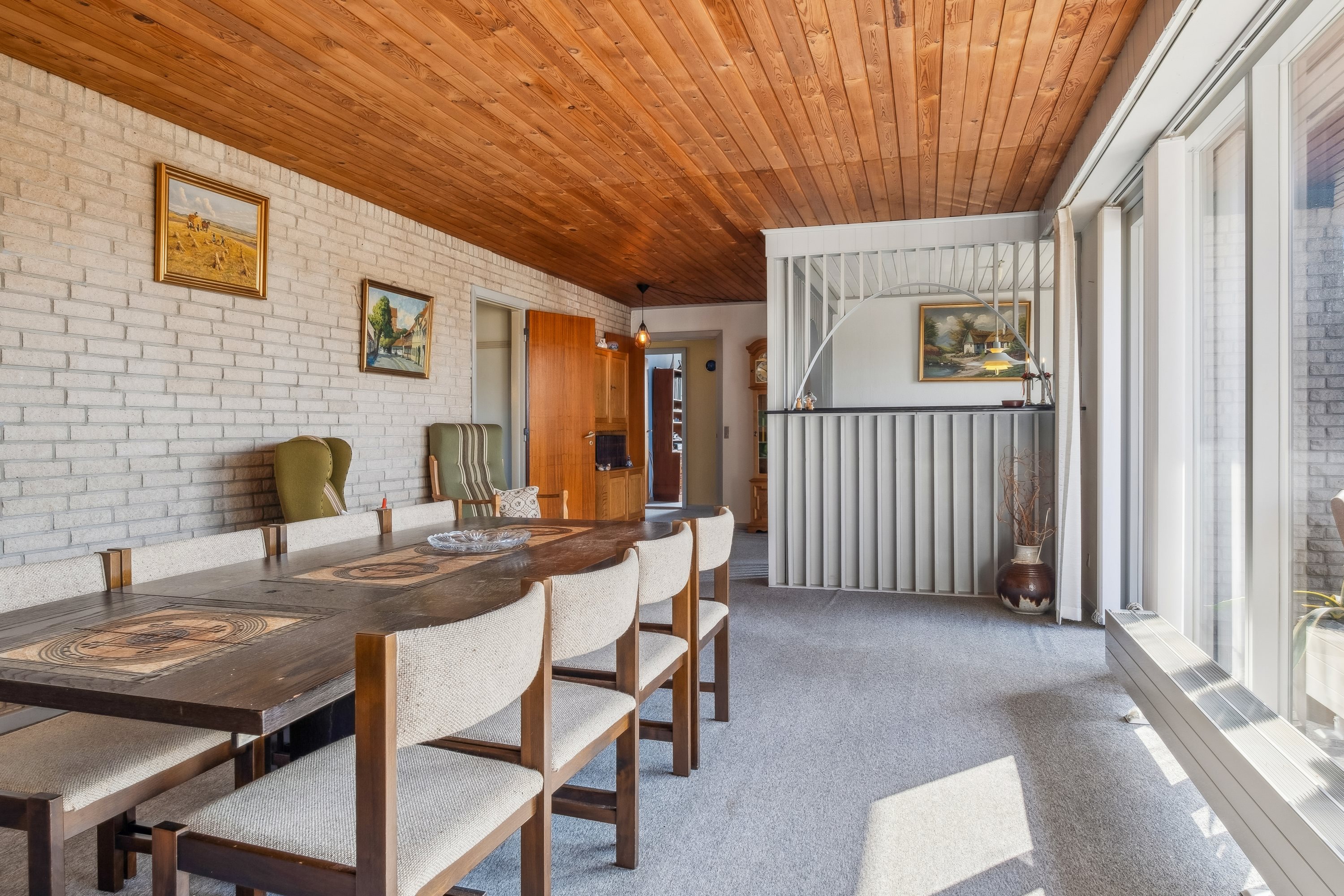 Fremhævet stue billede i fuldskærmstilstand. Billede af Vestervænget 14, Tvingstrup, 8700 Horsens