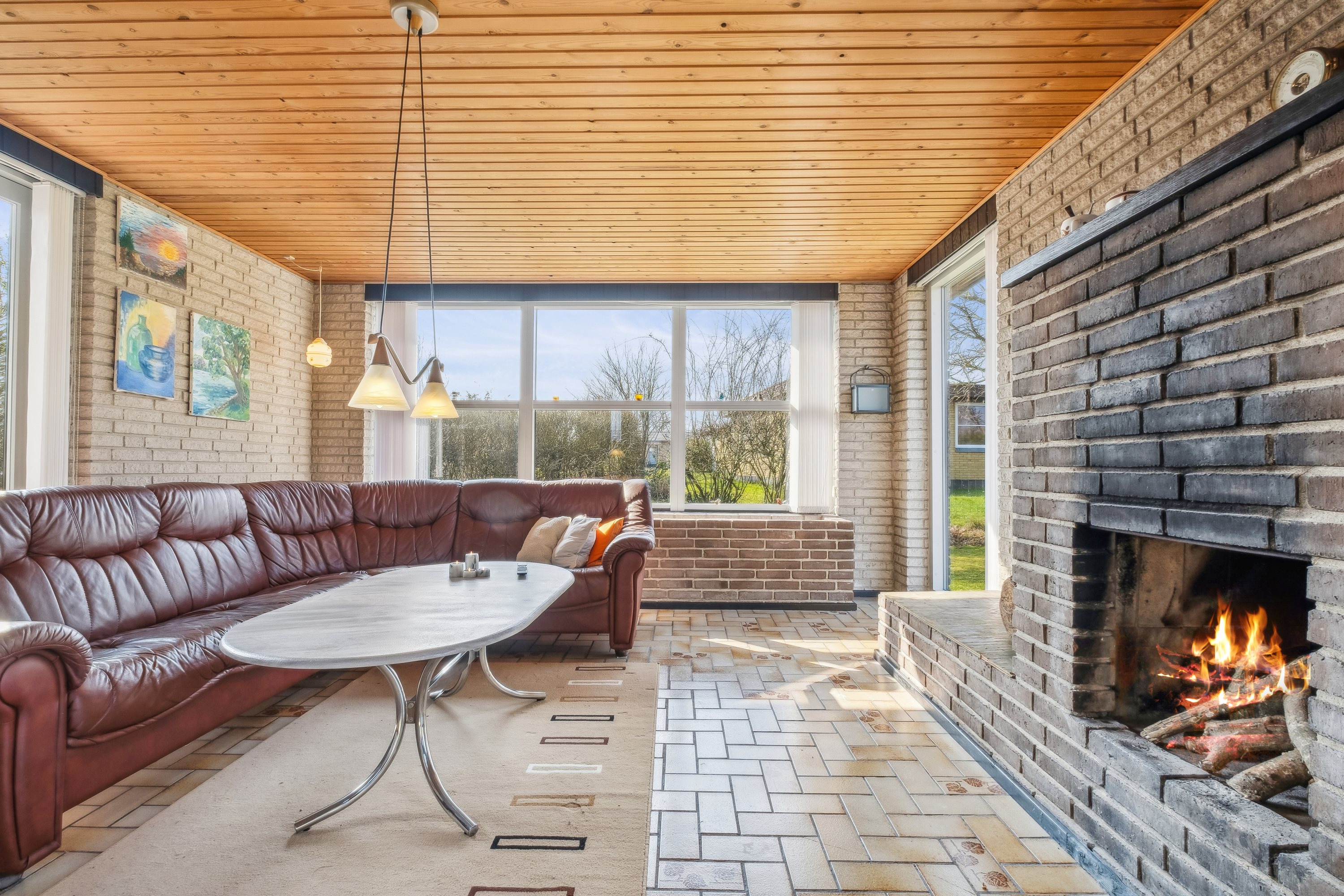 Fremhævet stue billede i fuldskærmstilstand. Billede af Vestervænget 14, Tvingstrup, 8700 Horsens