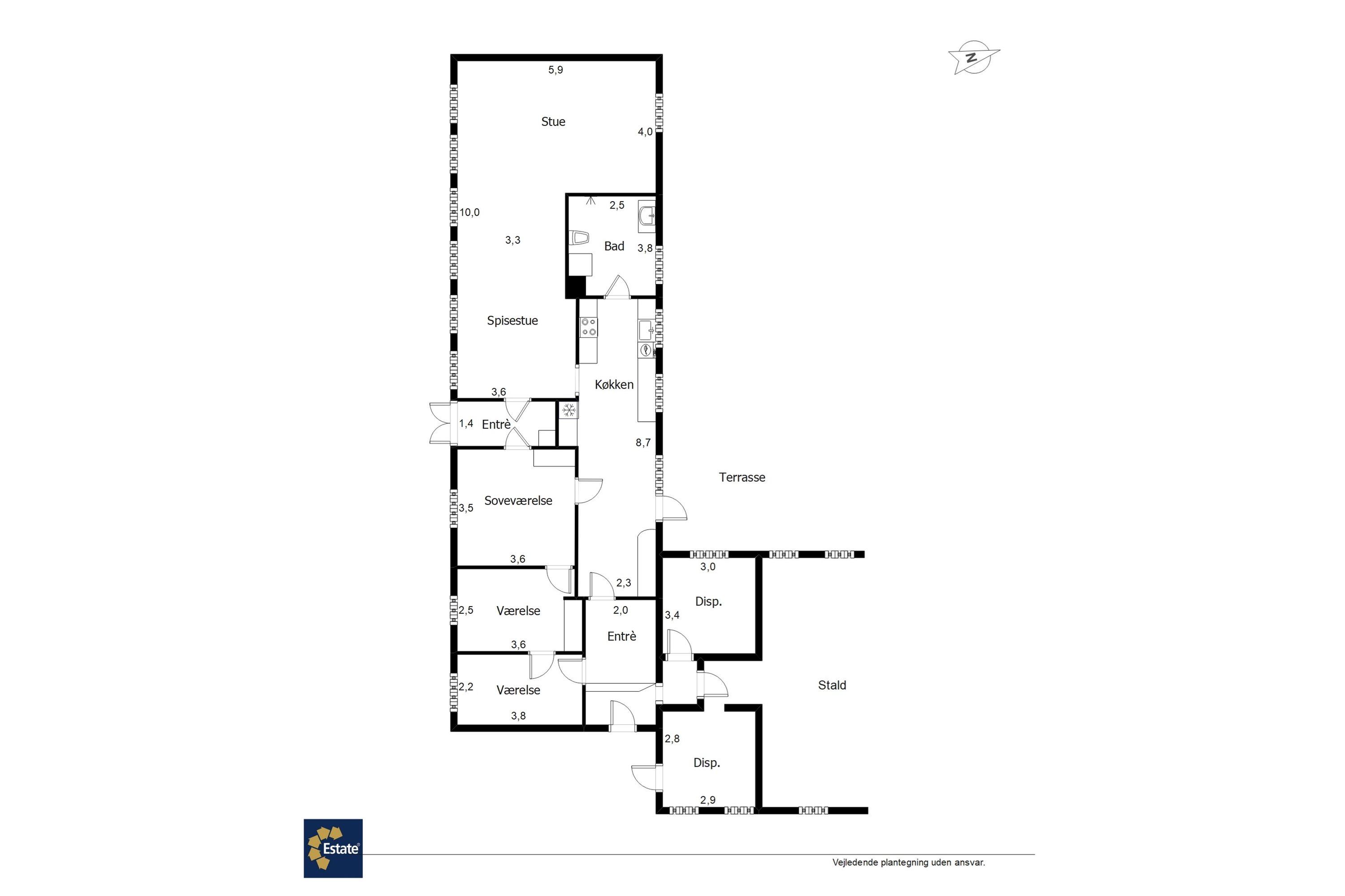 Plantegninger billede af Sadderupvej 12, 6705 Esbjerg Ø
