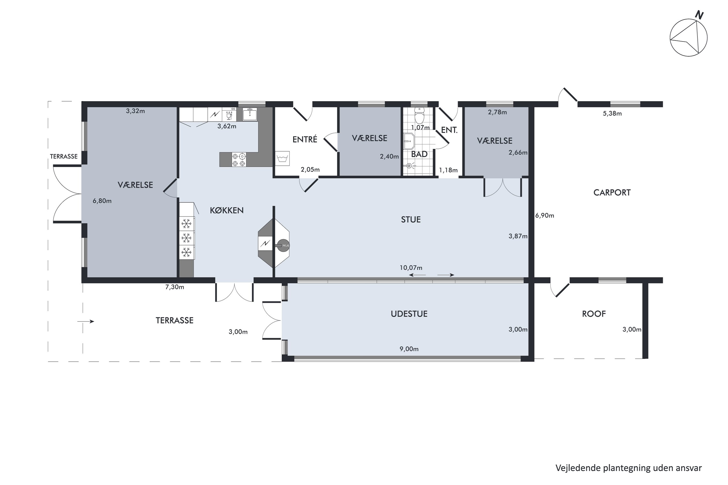 Plantegninger billede af Skippervænget 5E, 2791 Dragør