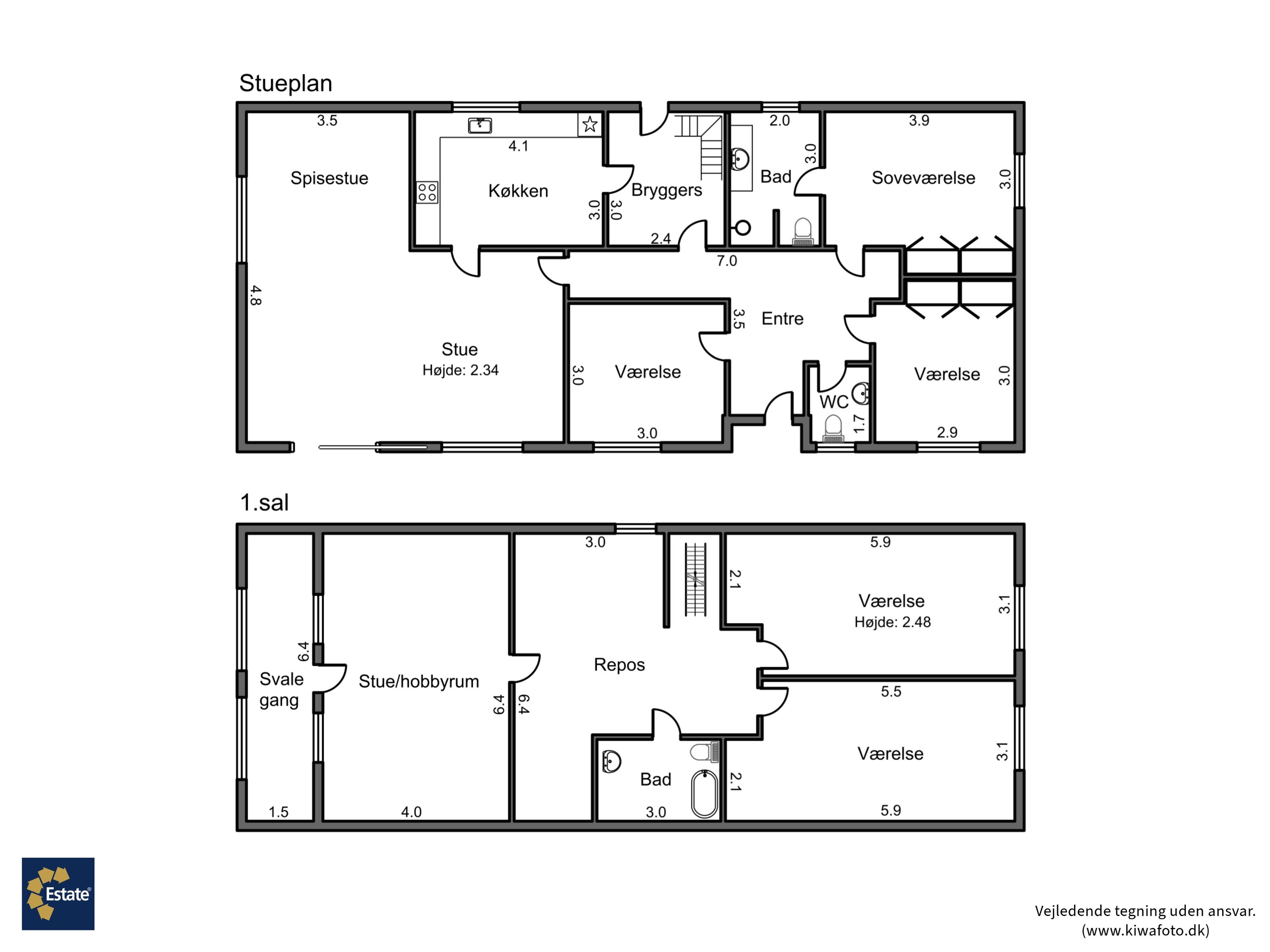 Plantegninger billede af Nylandsvej 27, 4913 Horslunde