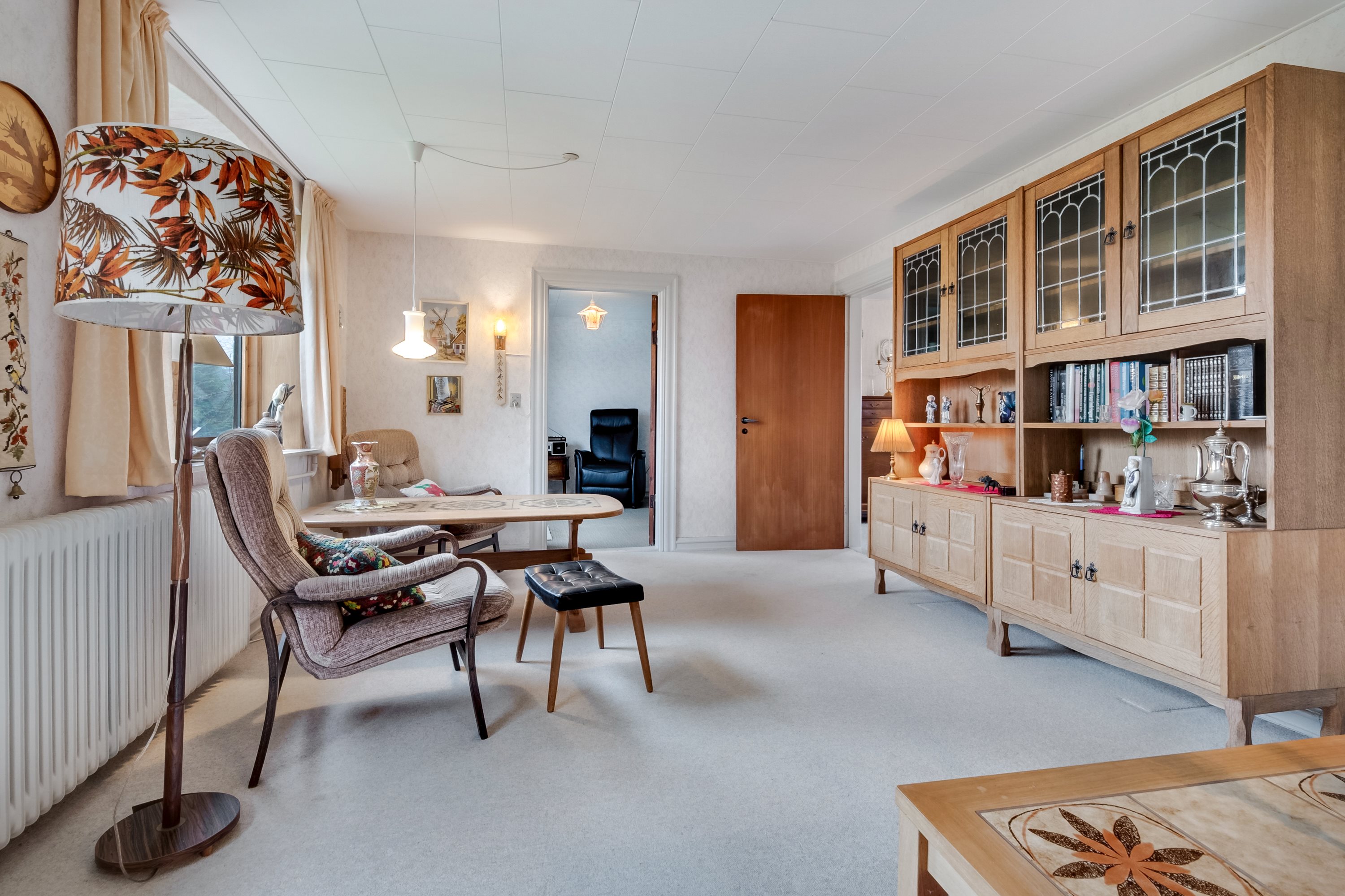 Fremhævet stue billede i fuldskærmstilstand. Billede af Kongeballevej 13, 5970 Ærøskøbing