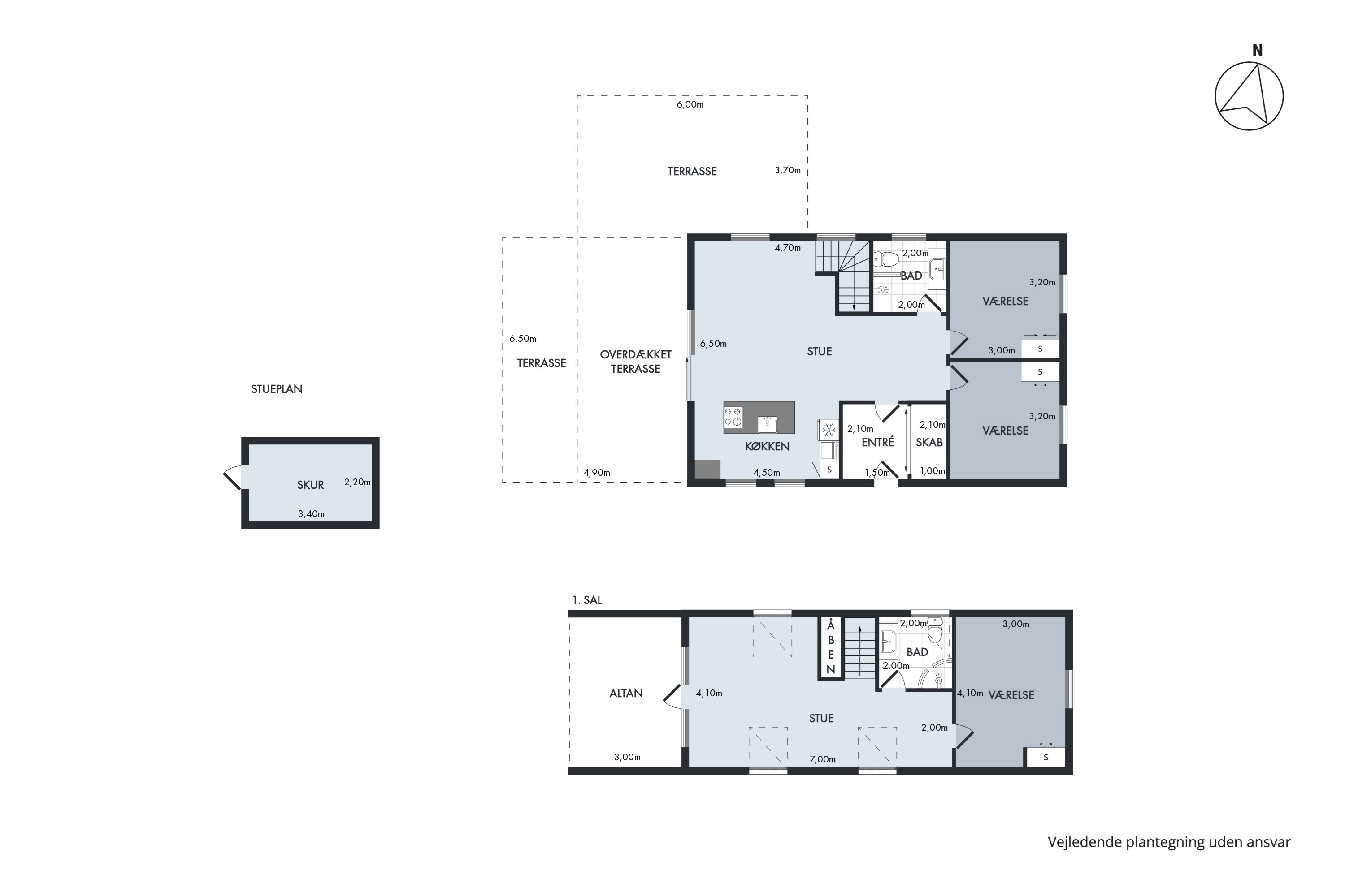 Plantegninger billede af Sydhavnsvej 17, Østerby, 9940 Læsø