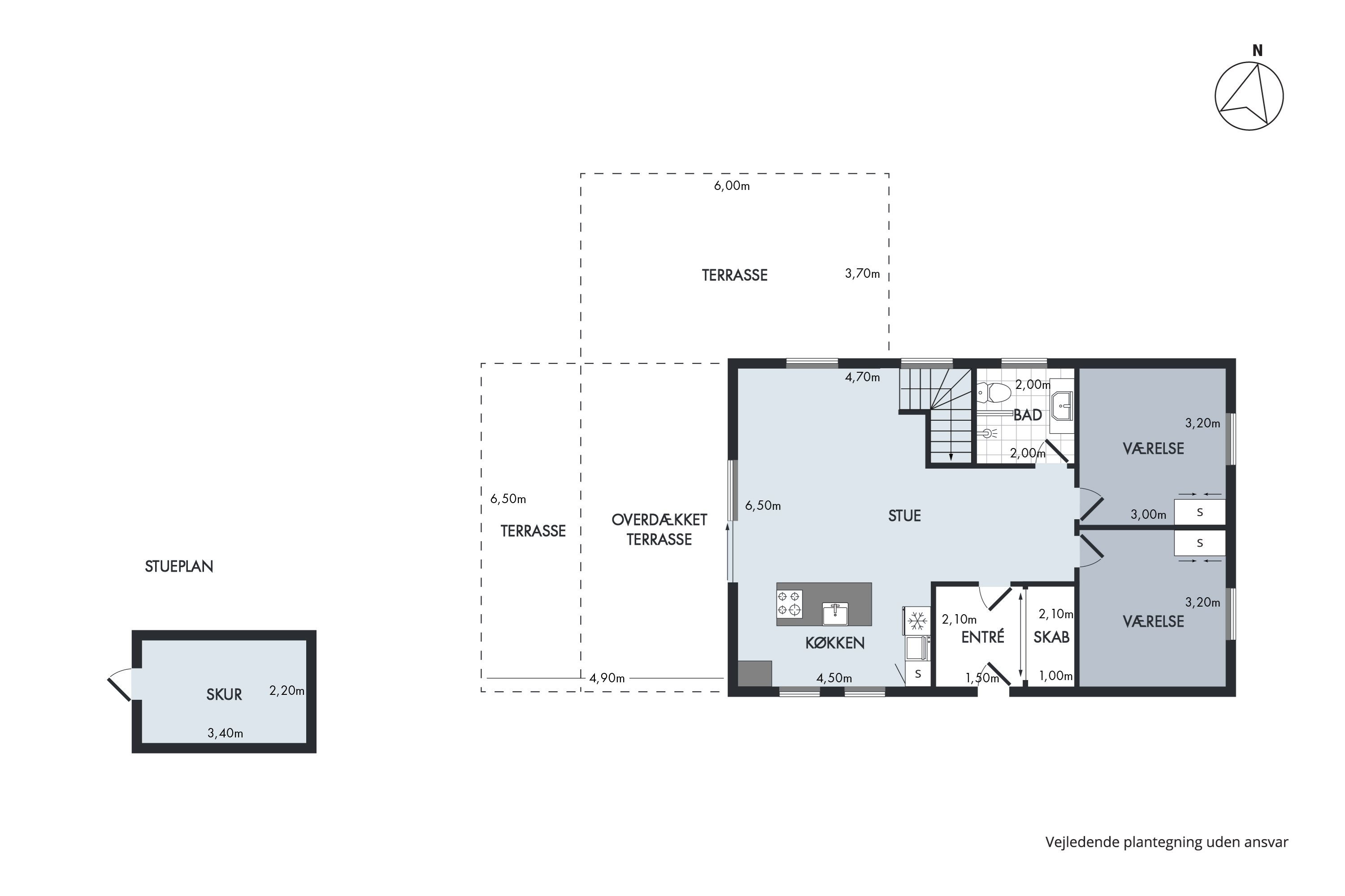 Plantegninger billede af Sydhavnsvej 17, Østerby, 9940 Læsø