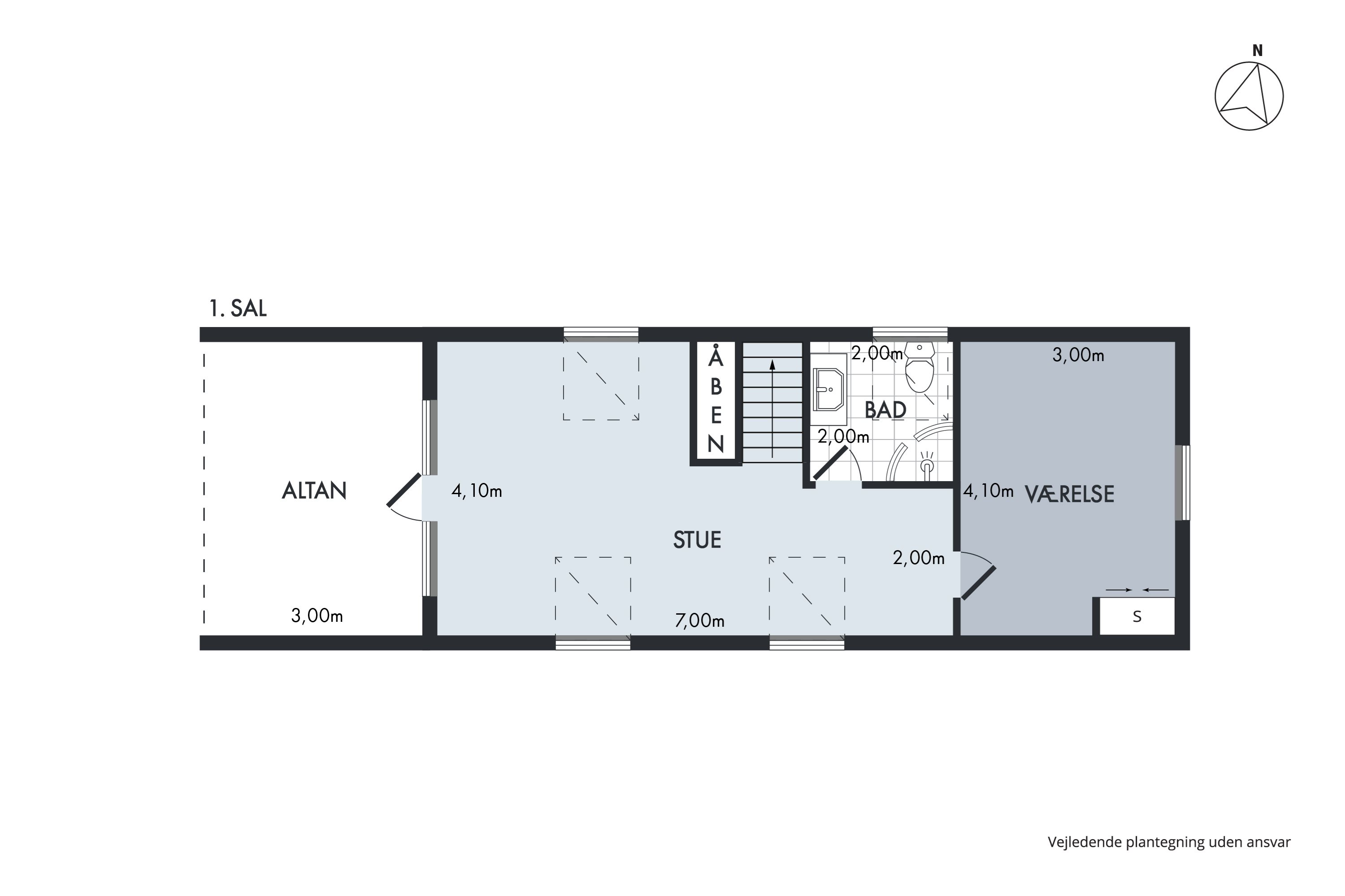 Plantegninger billede af Sydhavnsvej 17, Østerby, 9940 Læsø