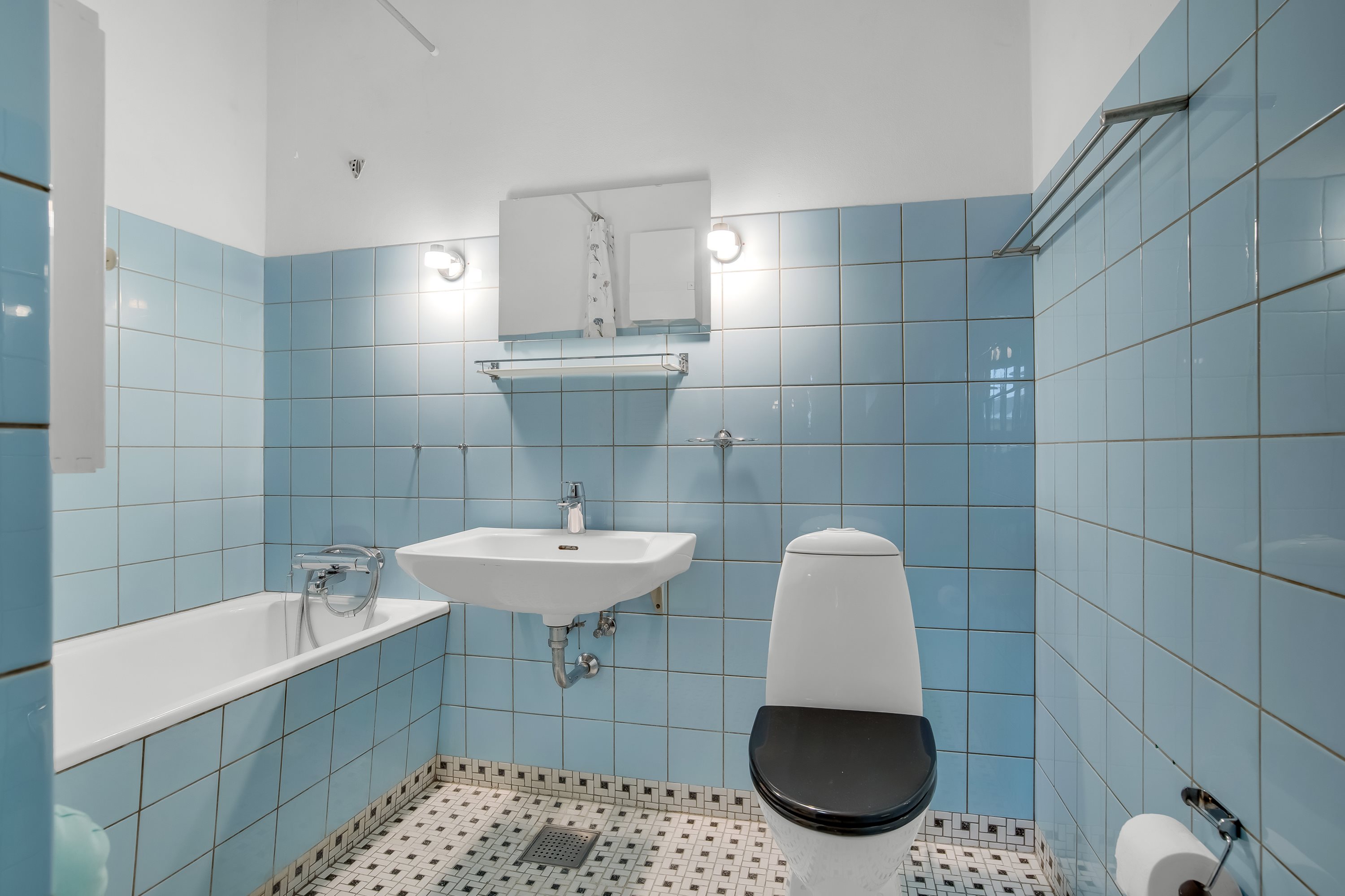 Fremhævet badeværelse billede i fuldskærmstilstand. Billede af Kongehøjen 23, Hornshøj, 7500 Holstebro