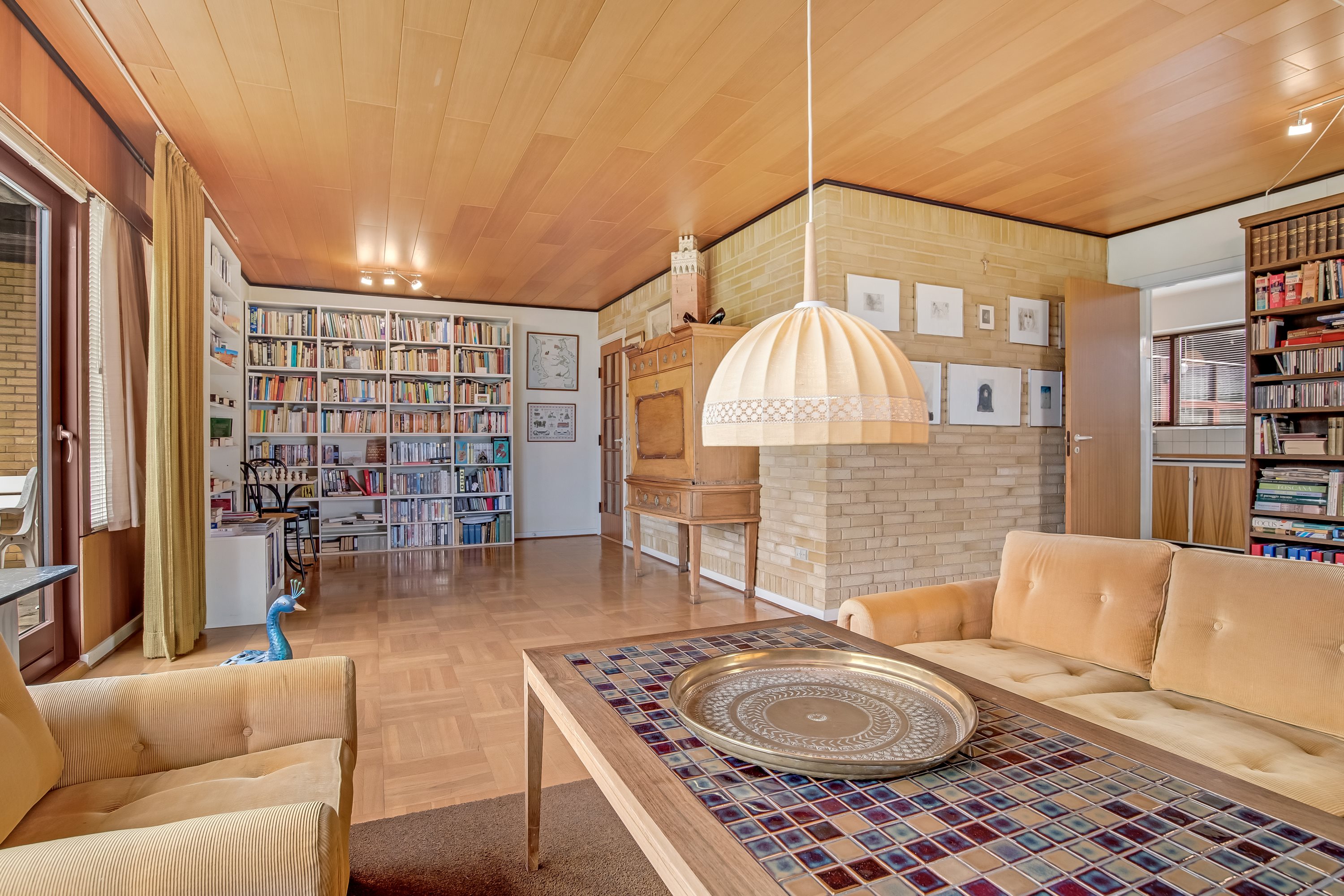 Fremhævet stue billede i fuldskærmstilstand. Billede af Kongehøjen 23, Hornshøj, 7500 Holstebro