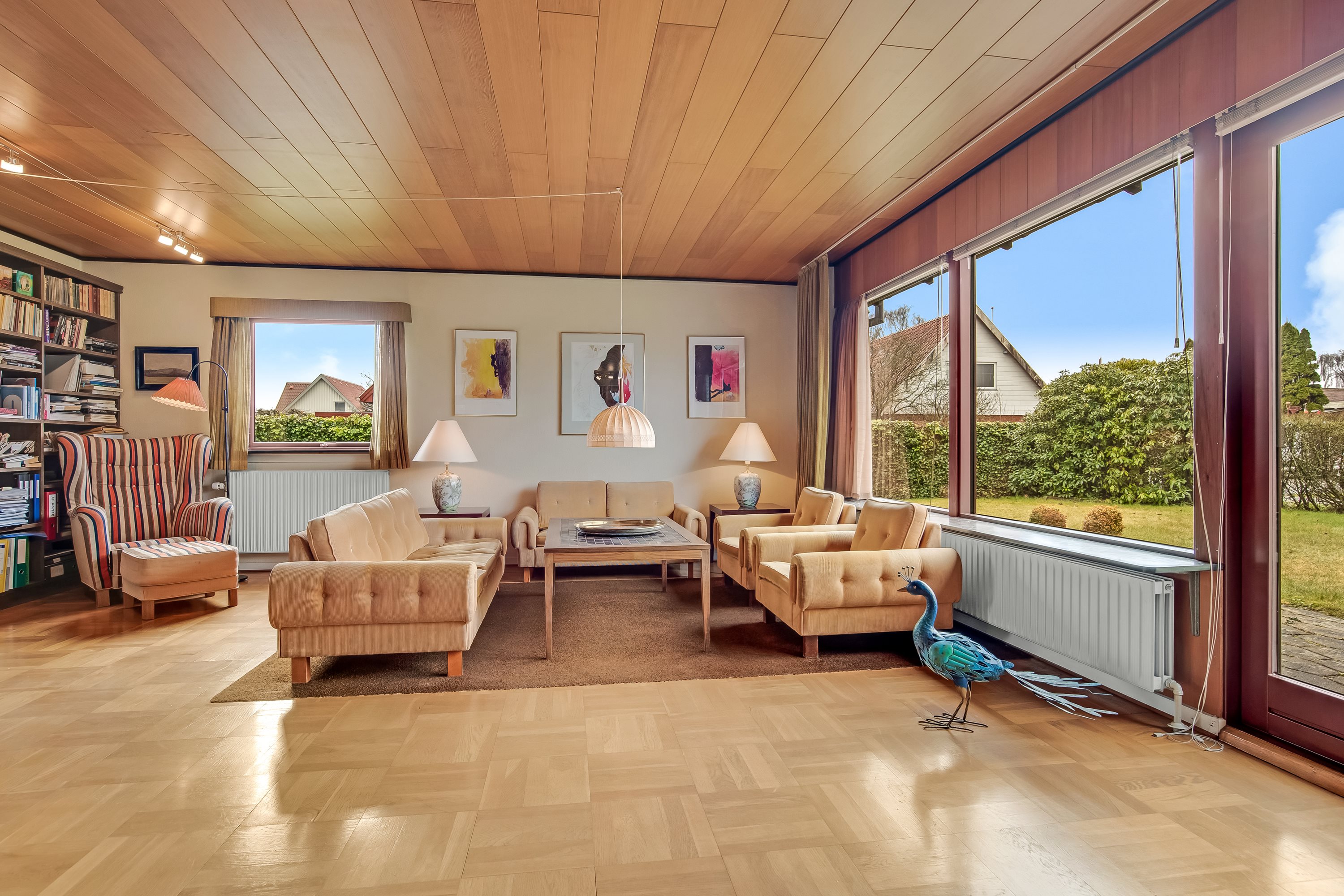 Fremhævet stue billede i fuldskærmstilstand. Billede af Kongehøjen 23, Hornshøj, 7500 Holstebro