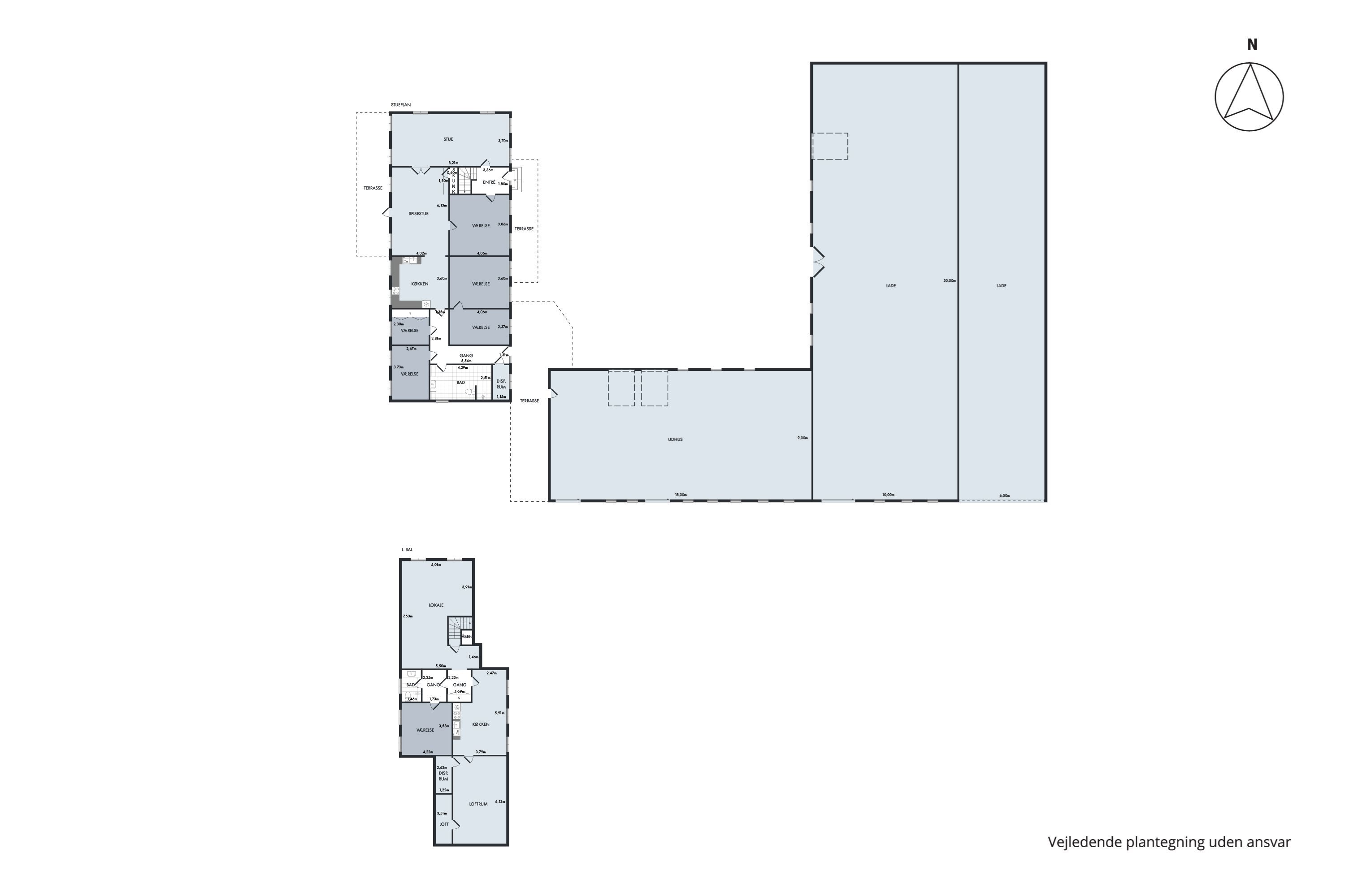 Plantegninger billede af Ugiltvej 399, 9870 Sindal