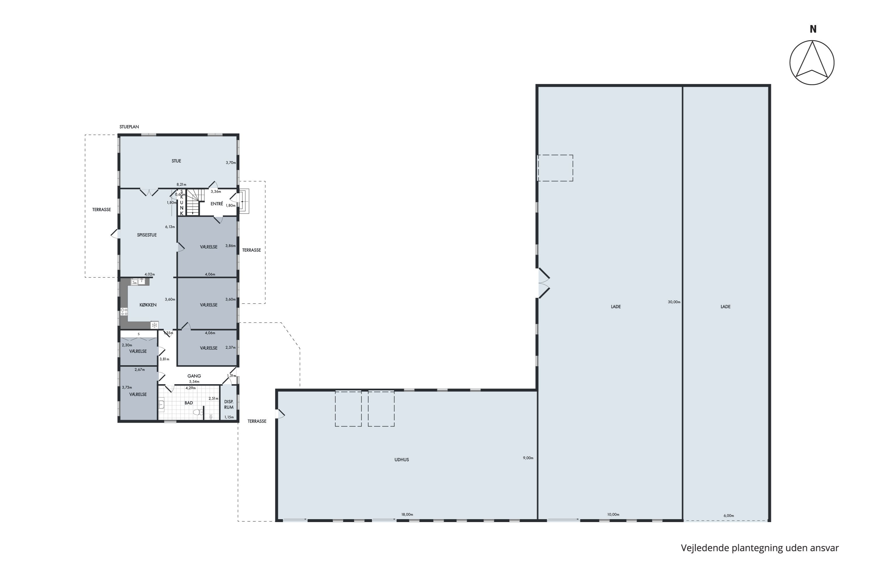 Plantegninger billede af Ugiltvej 399, 9870 Sindal