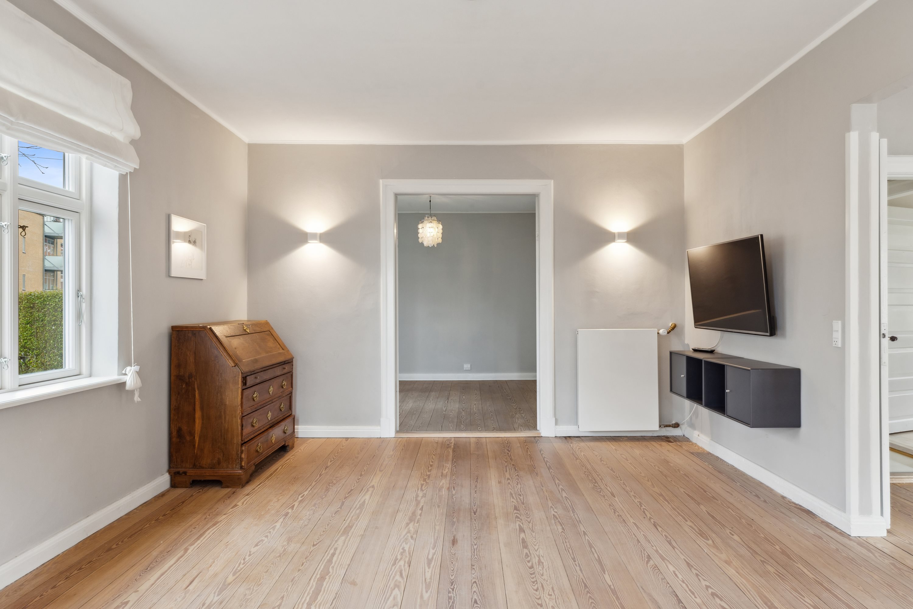 Fremhævet stue billede i fuldskærmstilstand. Billede af Toldbodgade 1, 6300 Gråsten