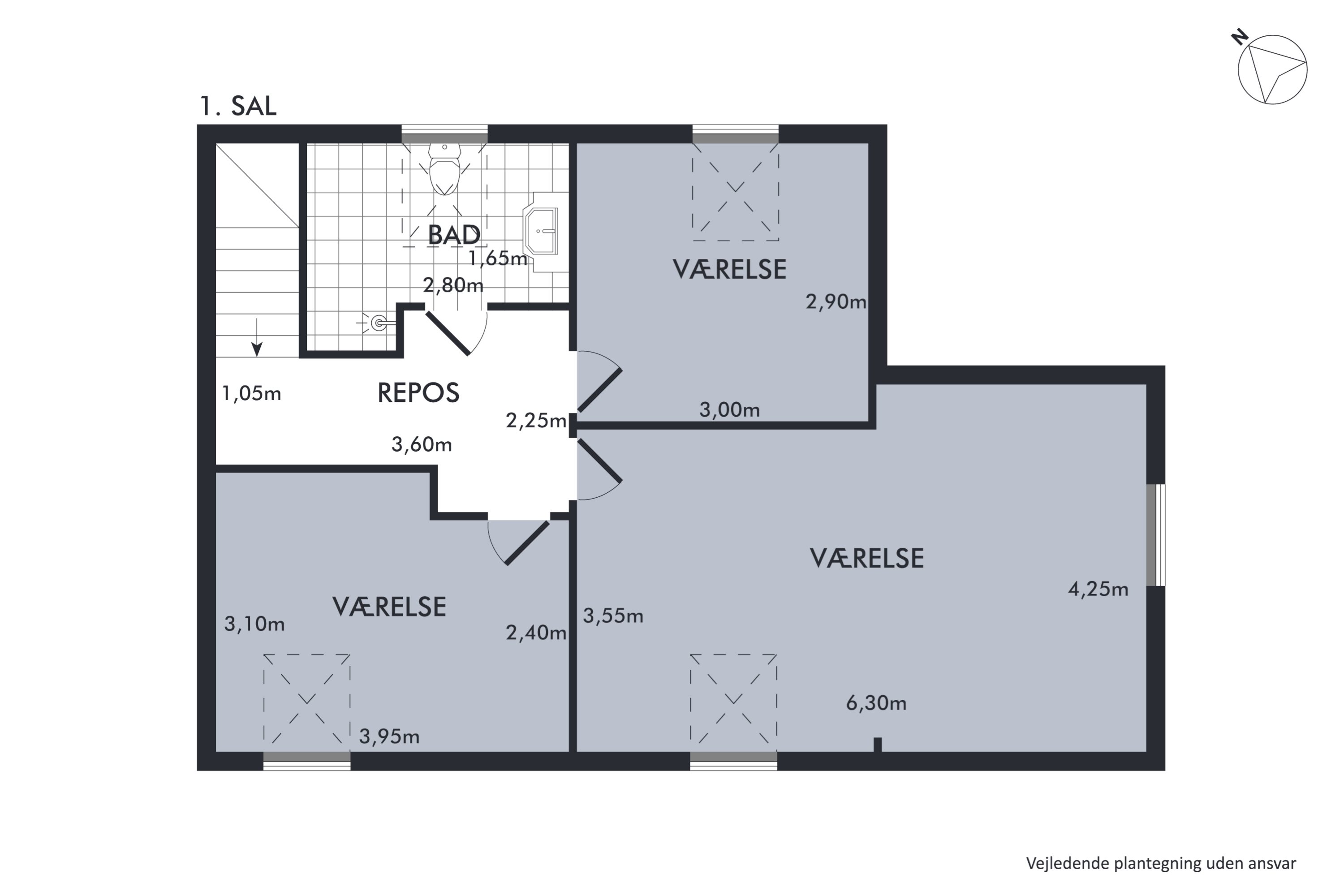 Plantegninger billede af Tostrupvej 45A, 9230 Svenstrup J