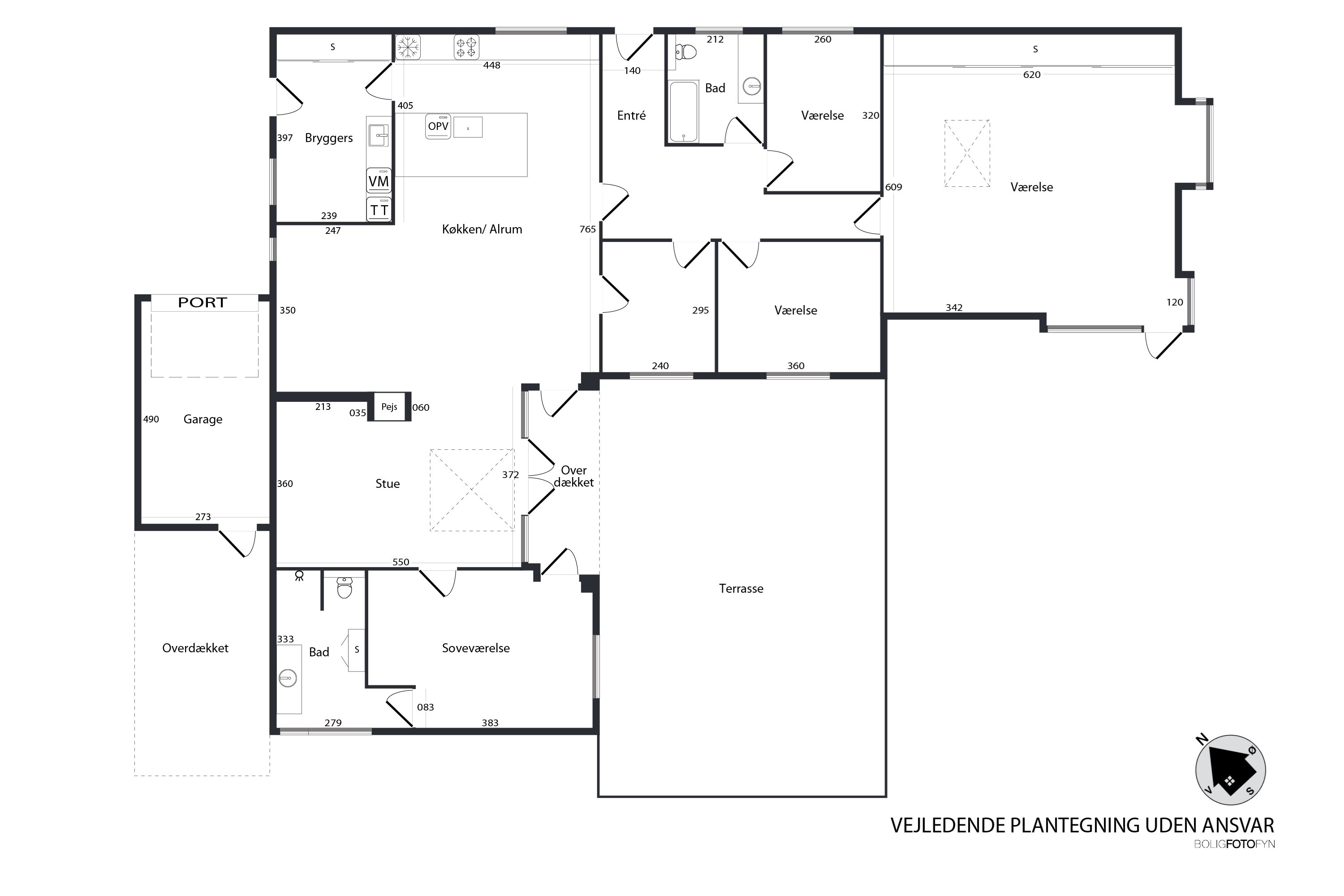 Plantegninger billede af Naurvænget 2, Dalum, 5250 Odense SV