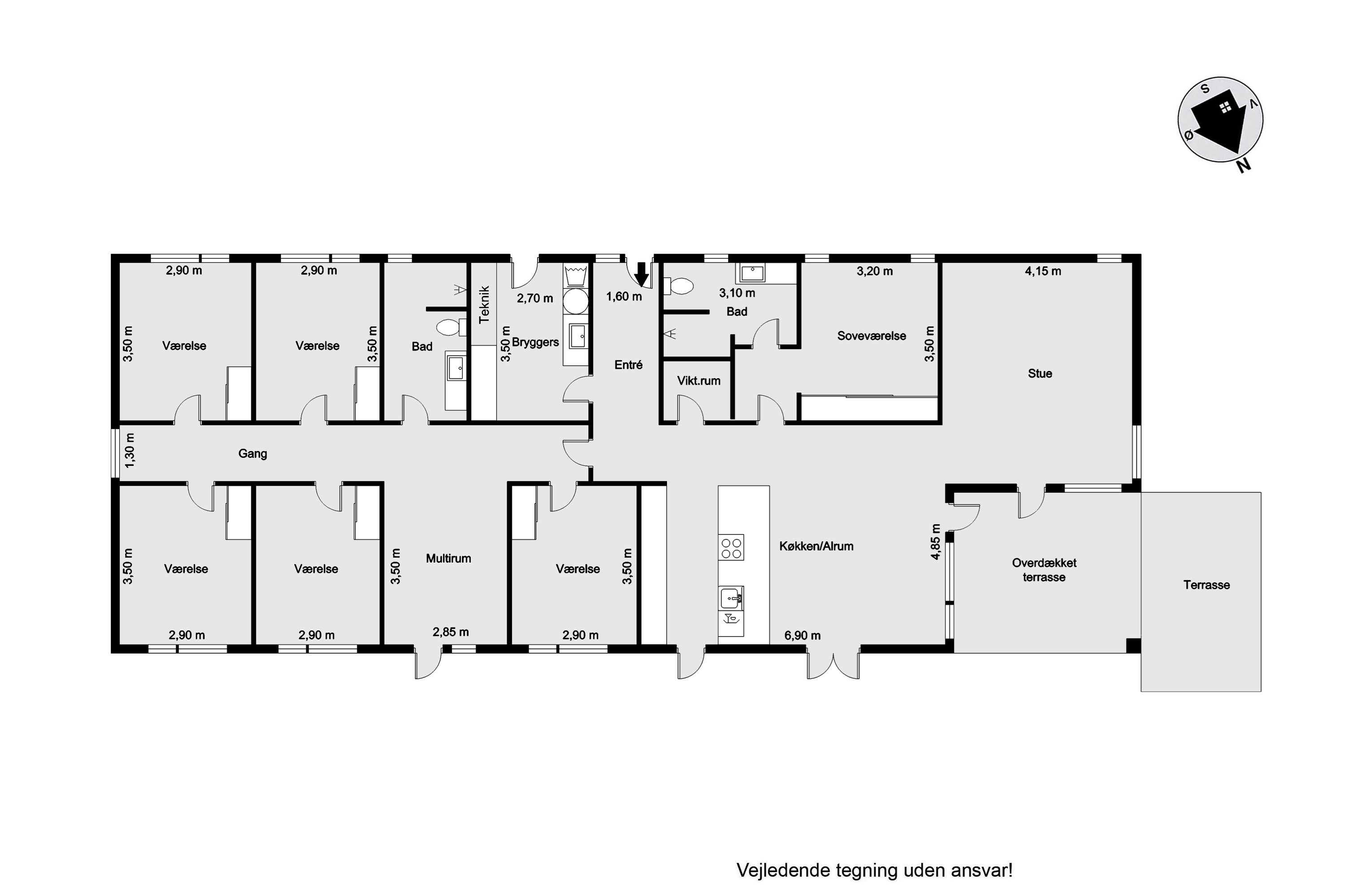 Plantegninger billede af Under Bøgen 2, Halgårde, 7500 Holstebro