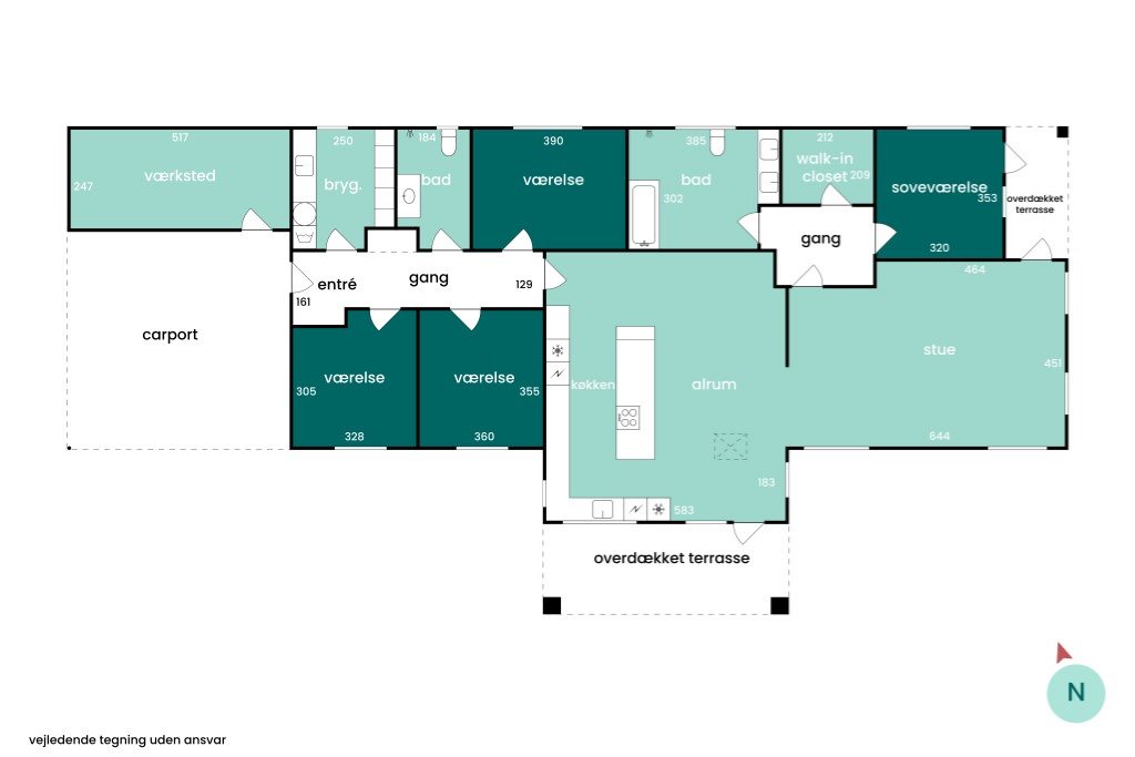 Plantegninger billede af Gisselbakken 6, Skærbæk, 7000 Fredericia