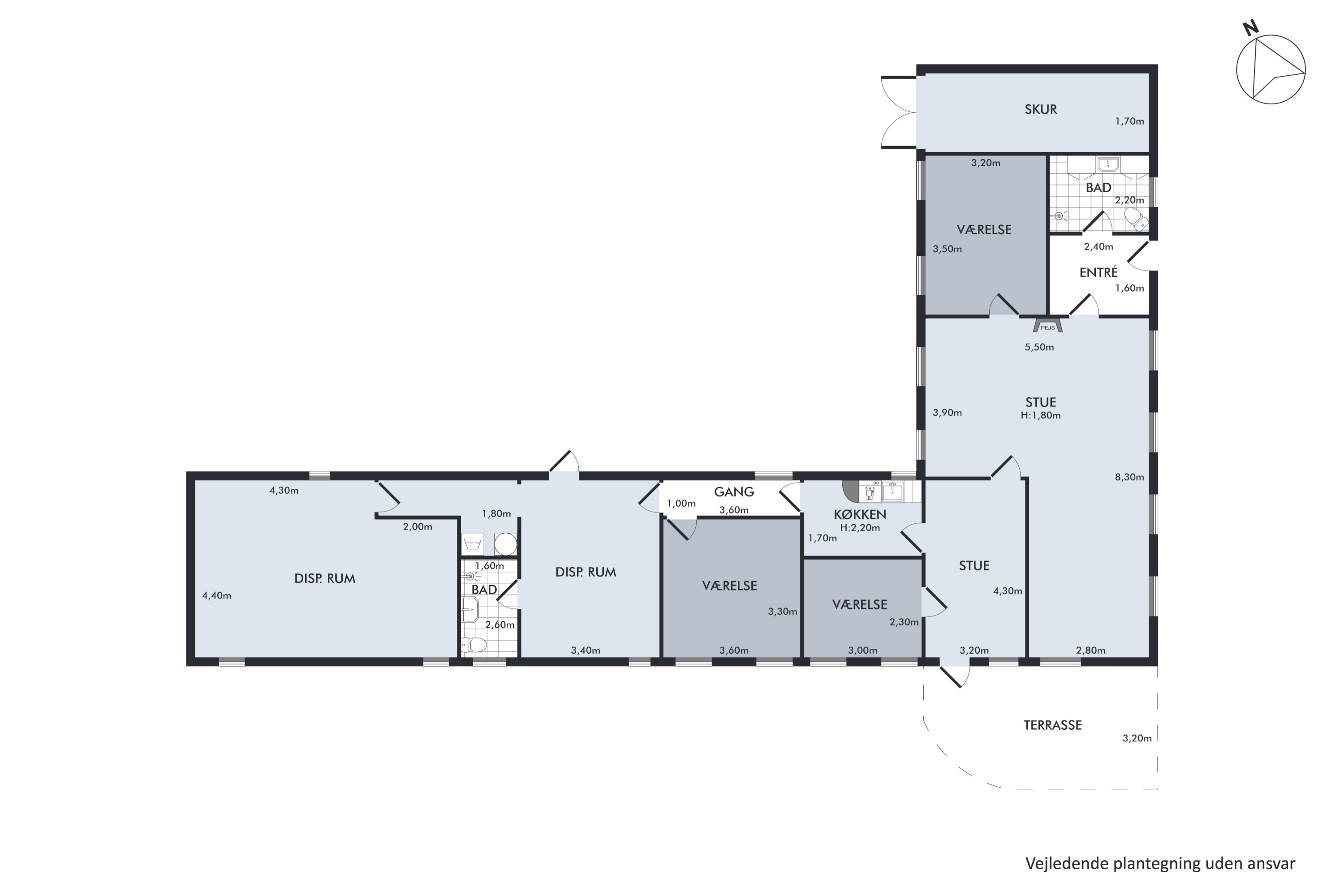Plantegninger billede af Kanderedevej 11, Vesterø Havn, 9940 Læsø