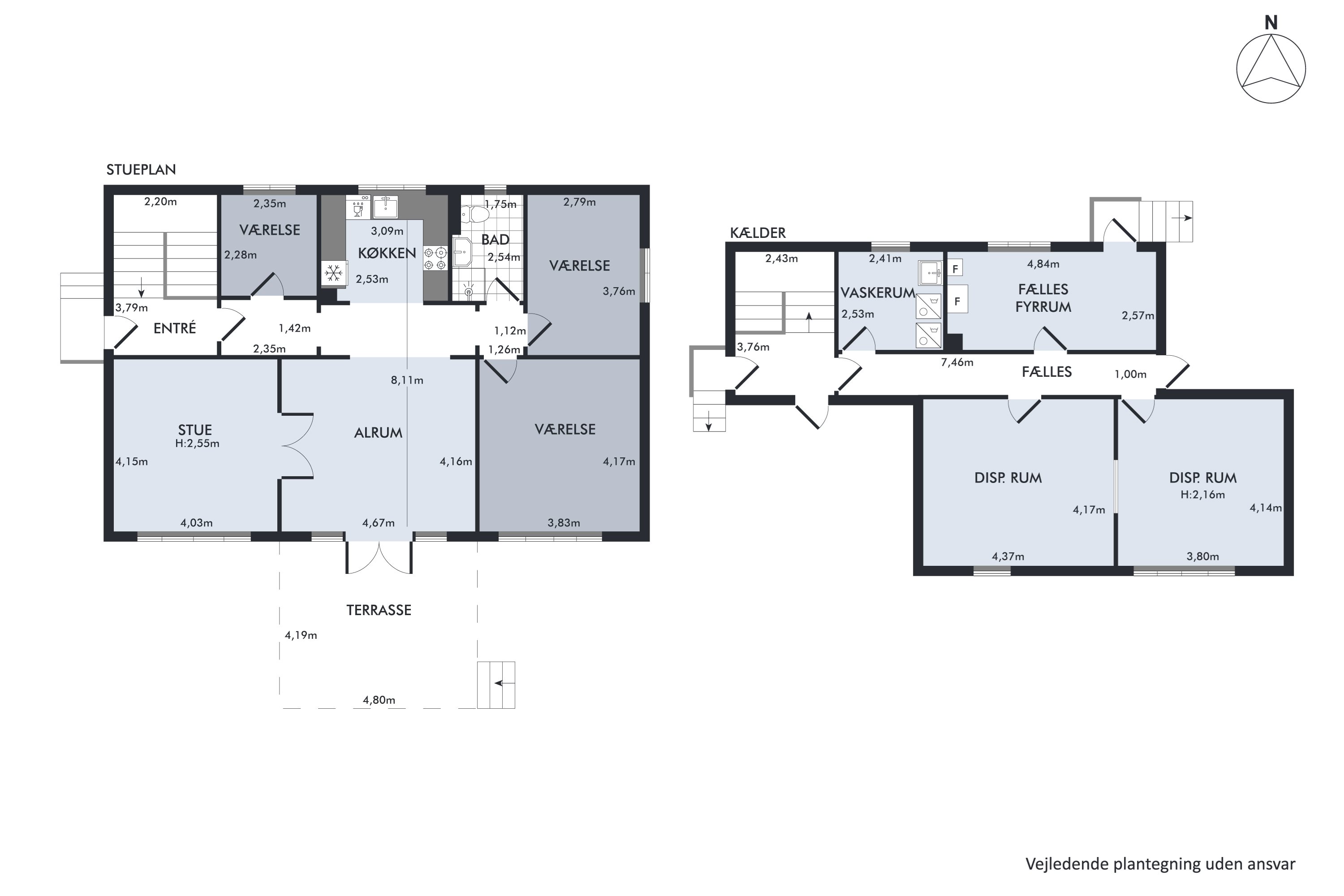 Plantegninger billede af Erichsensvej 8, st.., 2820 Gentofte