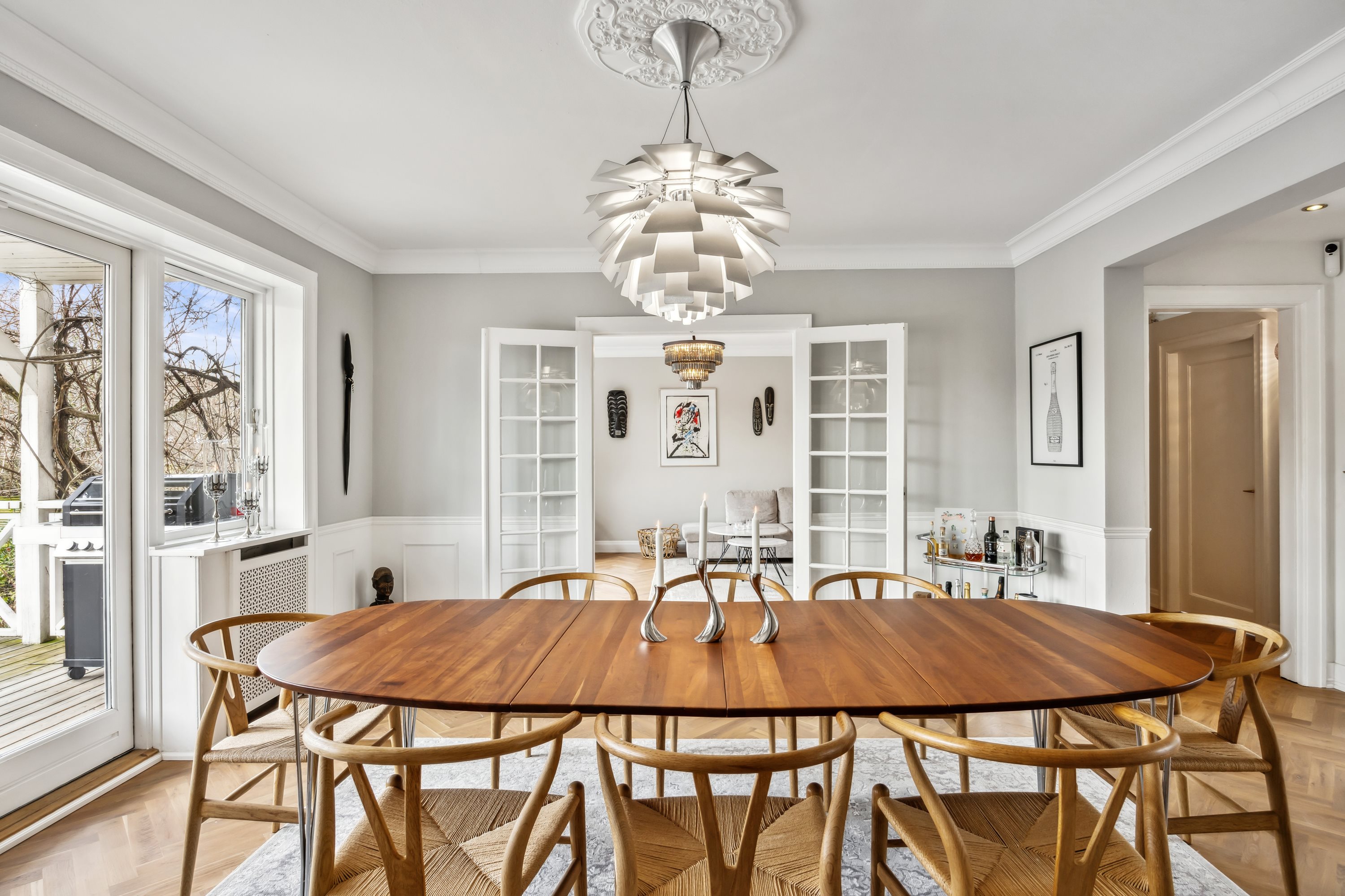 Fremhævet stue billede i fuldskærmstilstand. Billede af Erichsensvej 8, st.., 2820 Gentofte