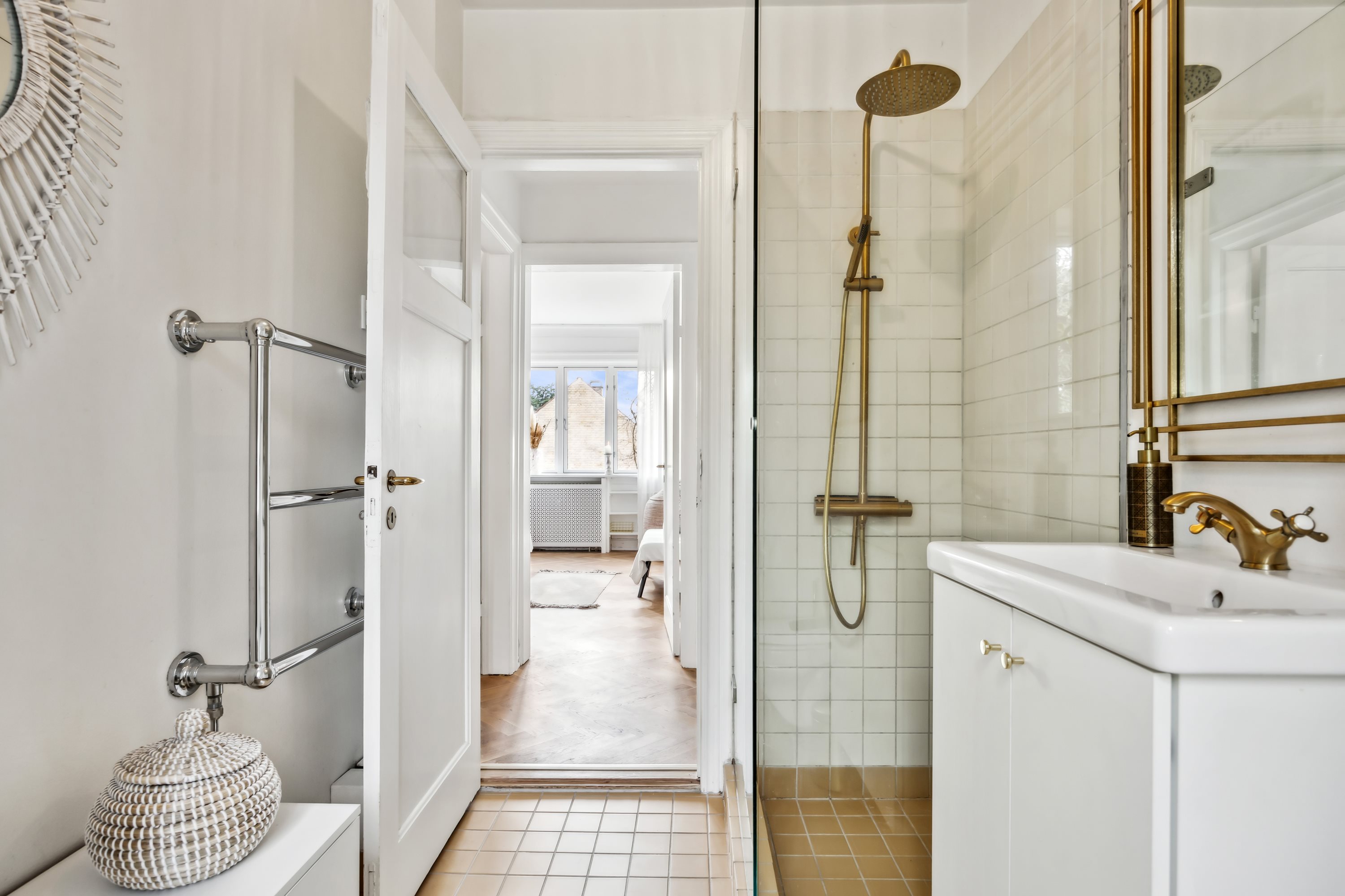 Fremhævet badeværelse billede i fuldskærmstilstand. Billede af Erichsensvej 8, st.., 2820 Gentofte