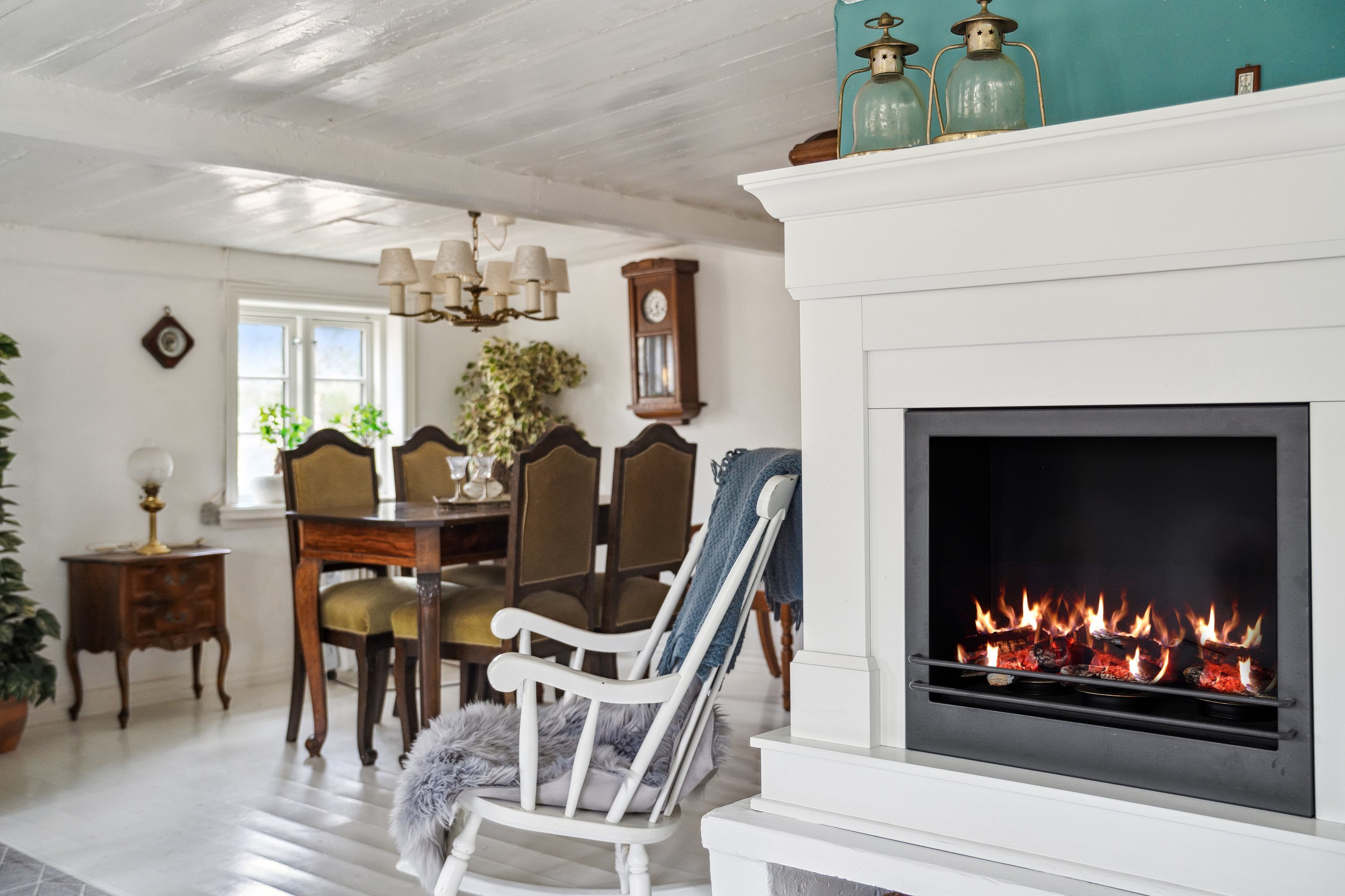 Fremhævet stue billede i fuldskærmstilstand. Billede af Agersigen 22, Vesterø Havn, 9940 Læsø