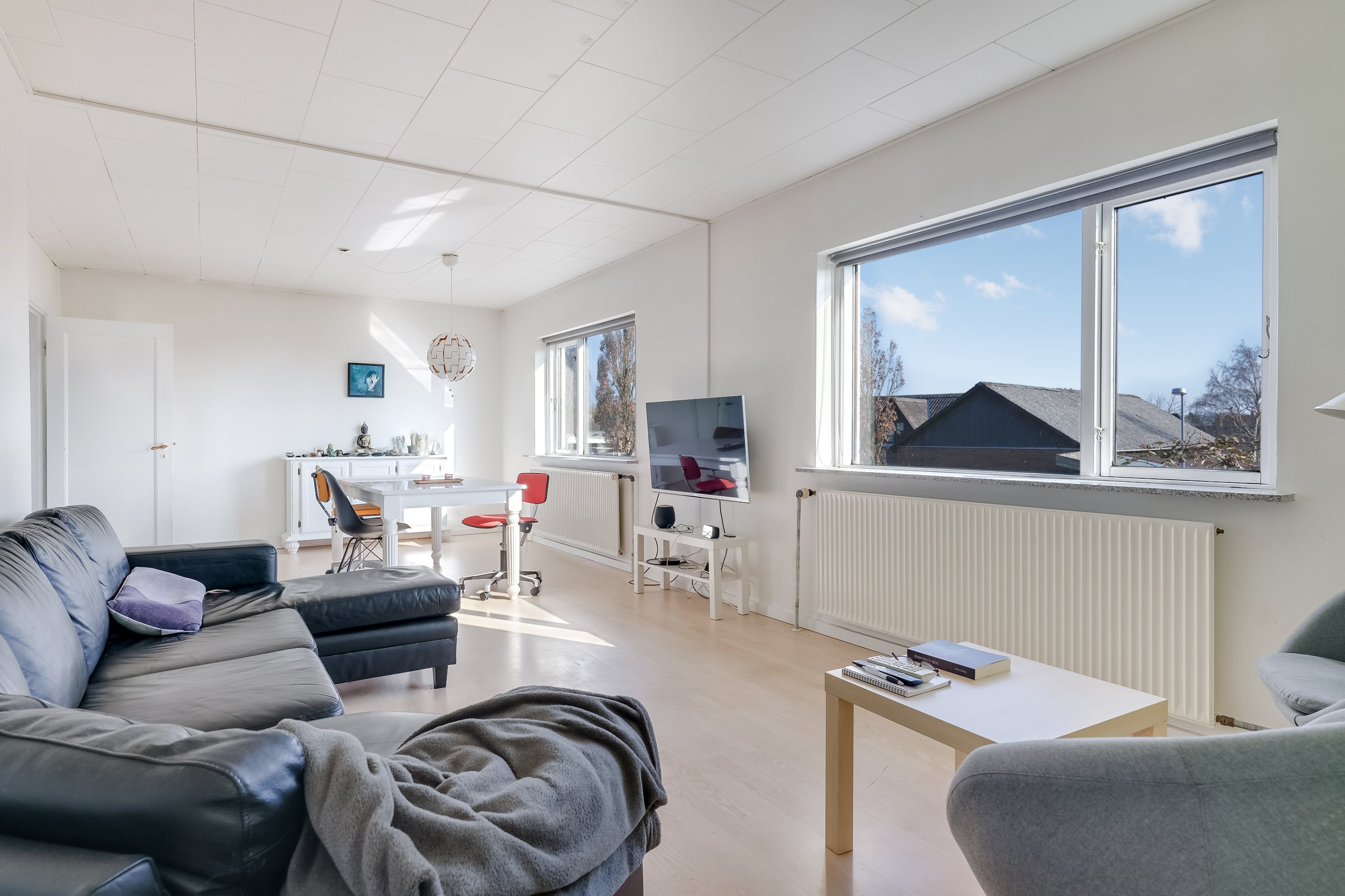 Fremhævet stue billede i fuldskærmstilstand. Billede af Teglværksvej 26, 5620 Glamsbjerg