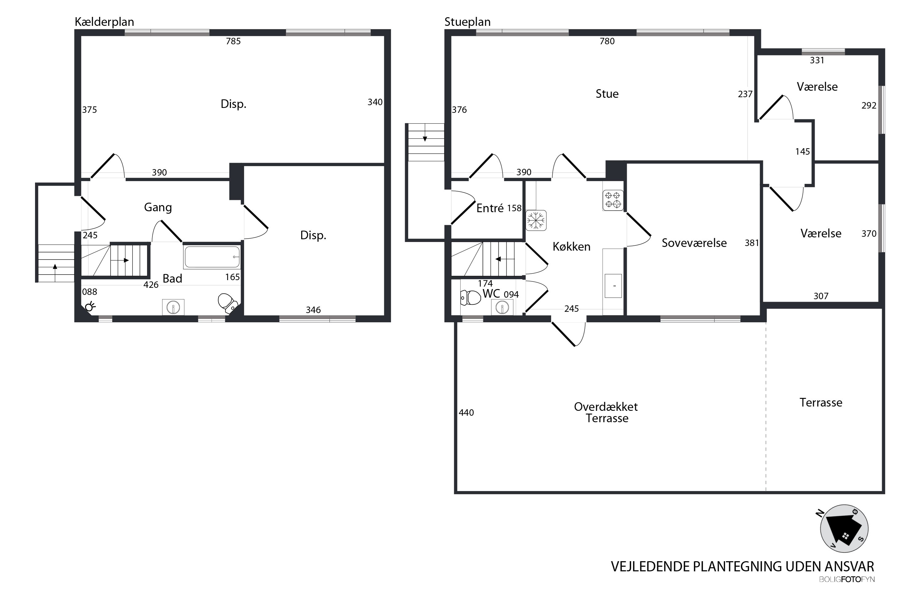 Plantegninger billede af Teglværksvej 26, 5620 Glamsbjerg