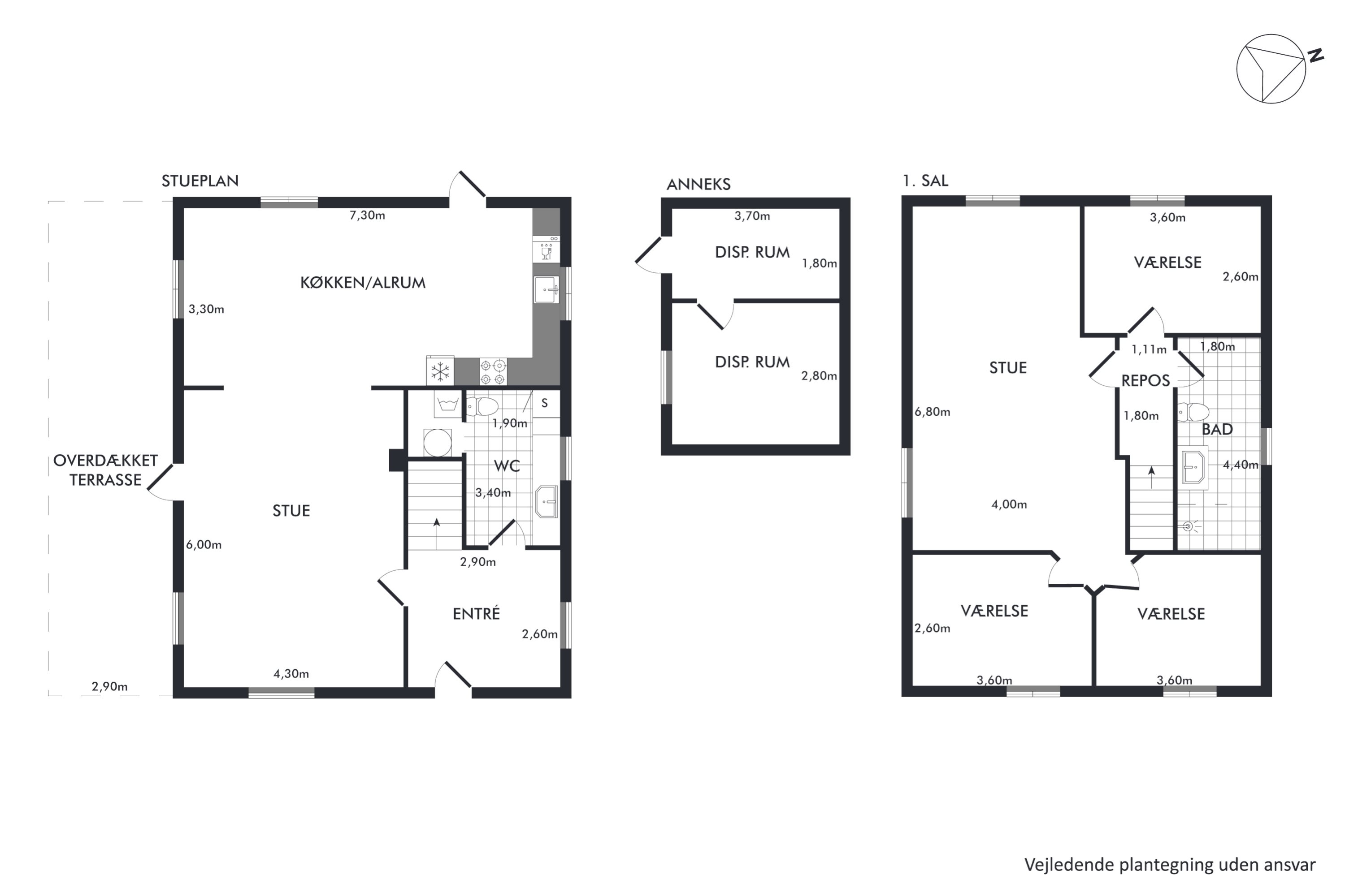 Plantegninger billede af Pilevej 6A, 3220 Tisvildeleje