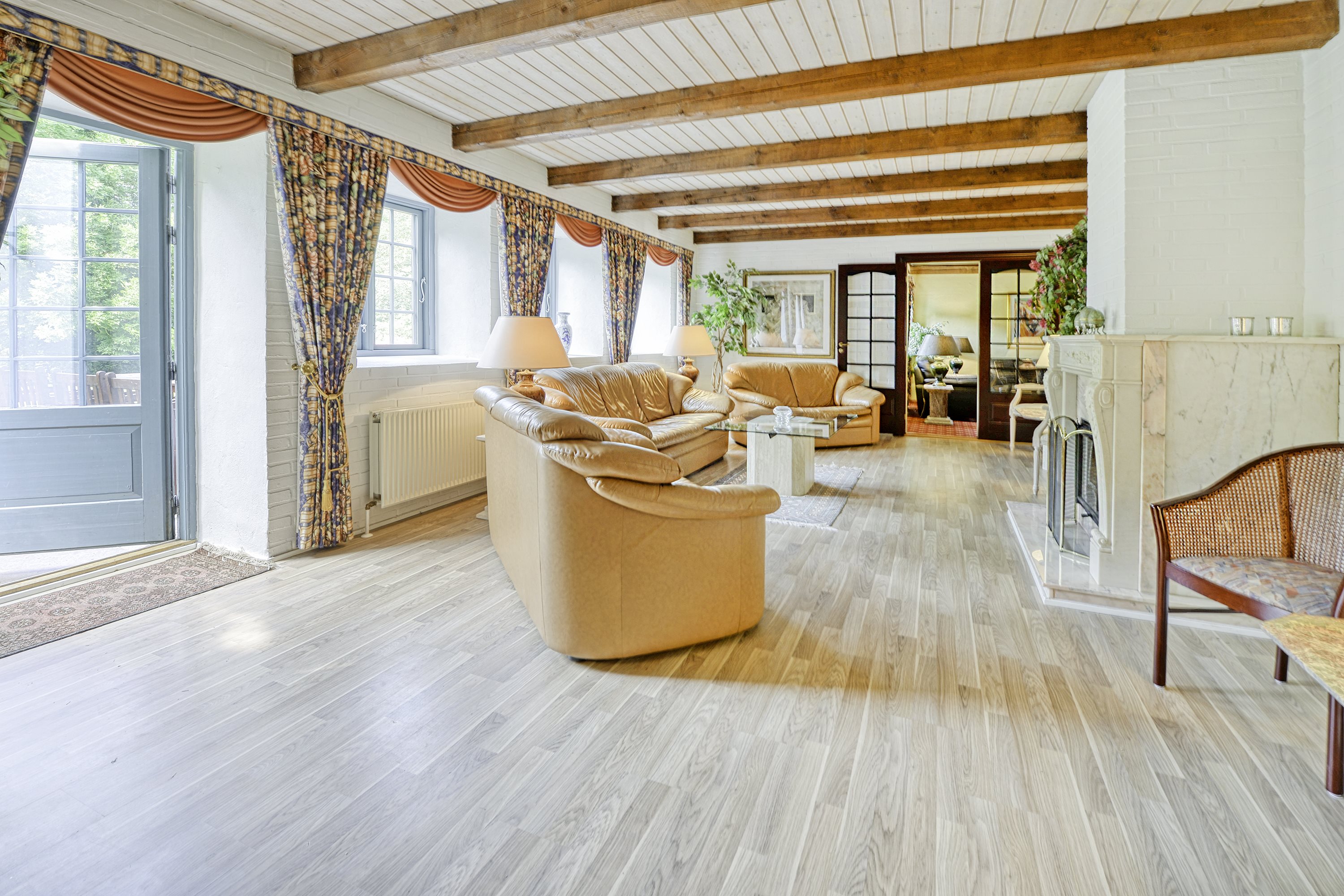 Fremhævet pejsestue billede i fuldskærmstilstand. Billede af Ronæsvej 8, Ronæs, 5580 Nørre Aaby