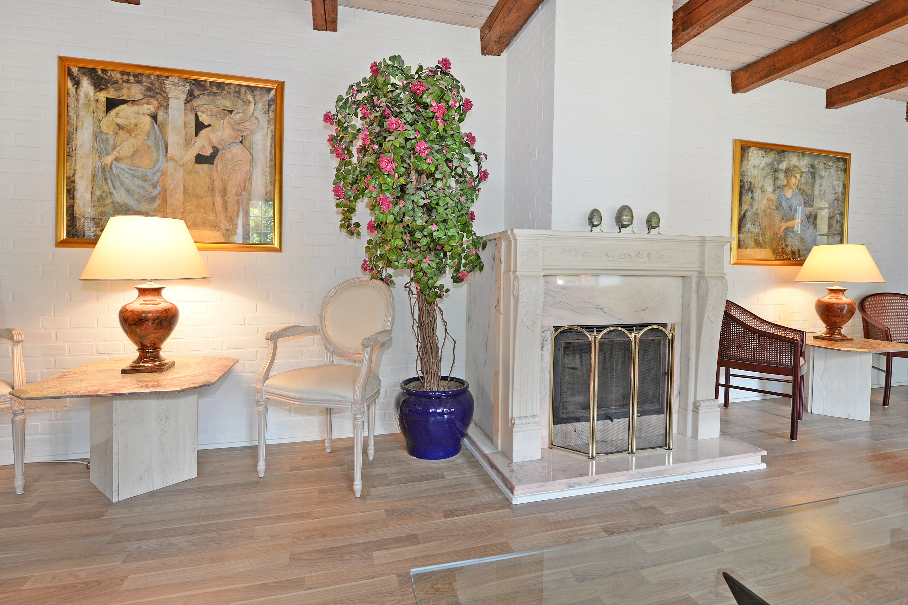 Fremhævet pejsestue billede i fuldskærmstilstand. Billede af Ronæsvej 8, Ronæs, 5580 Nørre Aaby