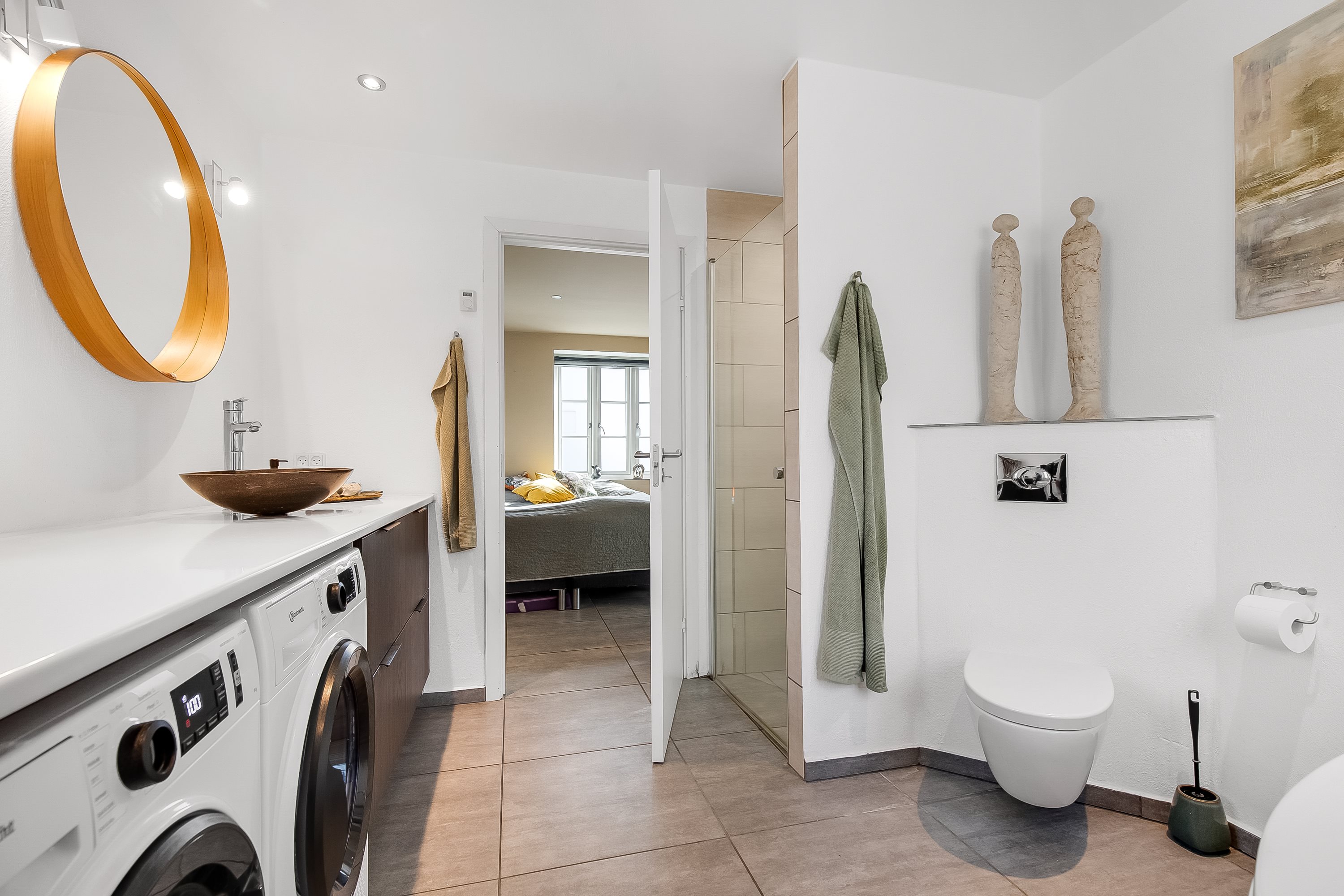 Fremhævet badeværelse billede i fuldskærmstilstand. Billede af Grønlandsvej 14, 7100 Vejle