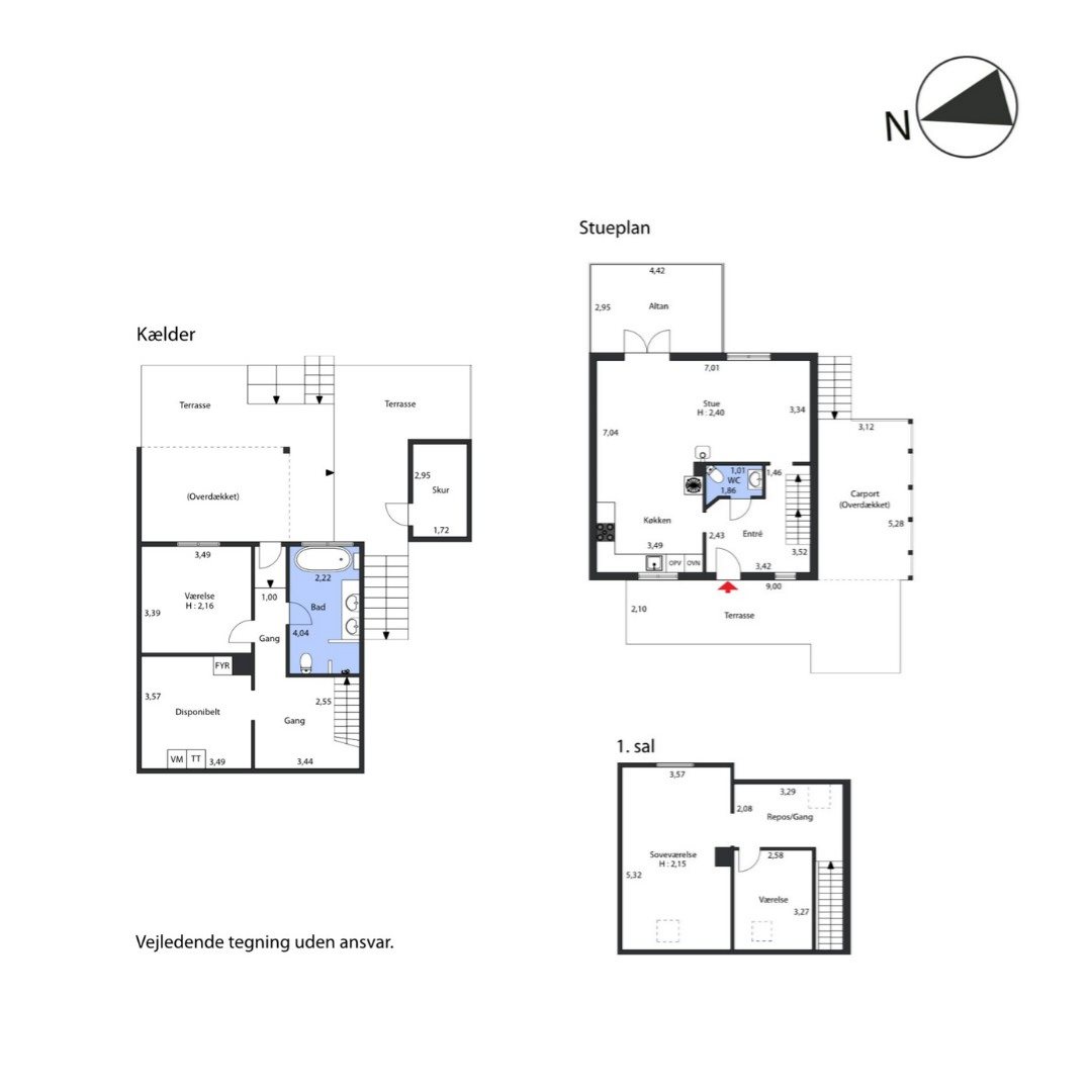 Plantegninger billede af Baggesensvej 3, 6000 Kolding