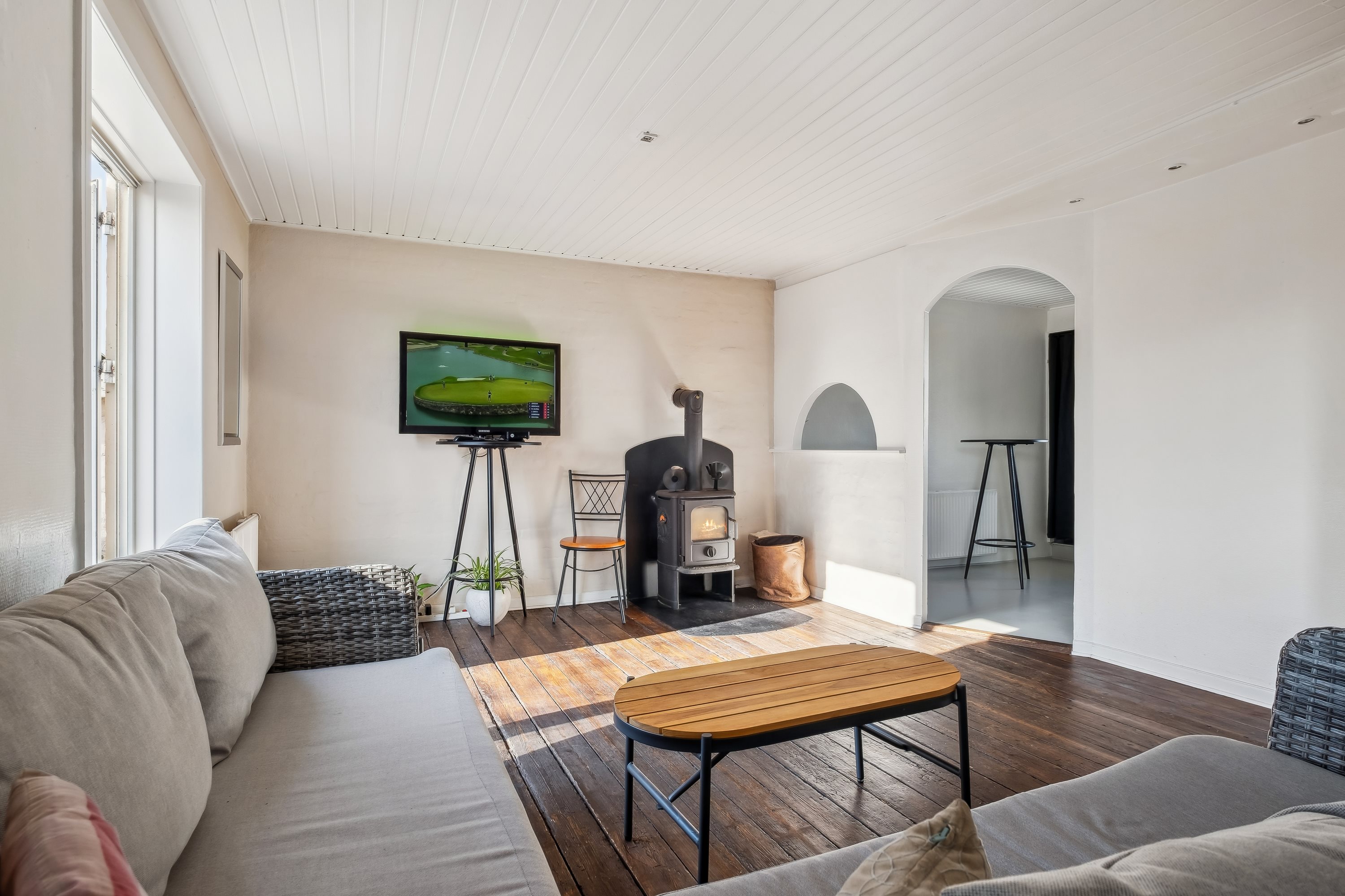 Fremhævet stue billede i fuldskærmstilstand. Billede af Egebjergvej 25, 8700 Horsens