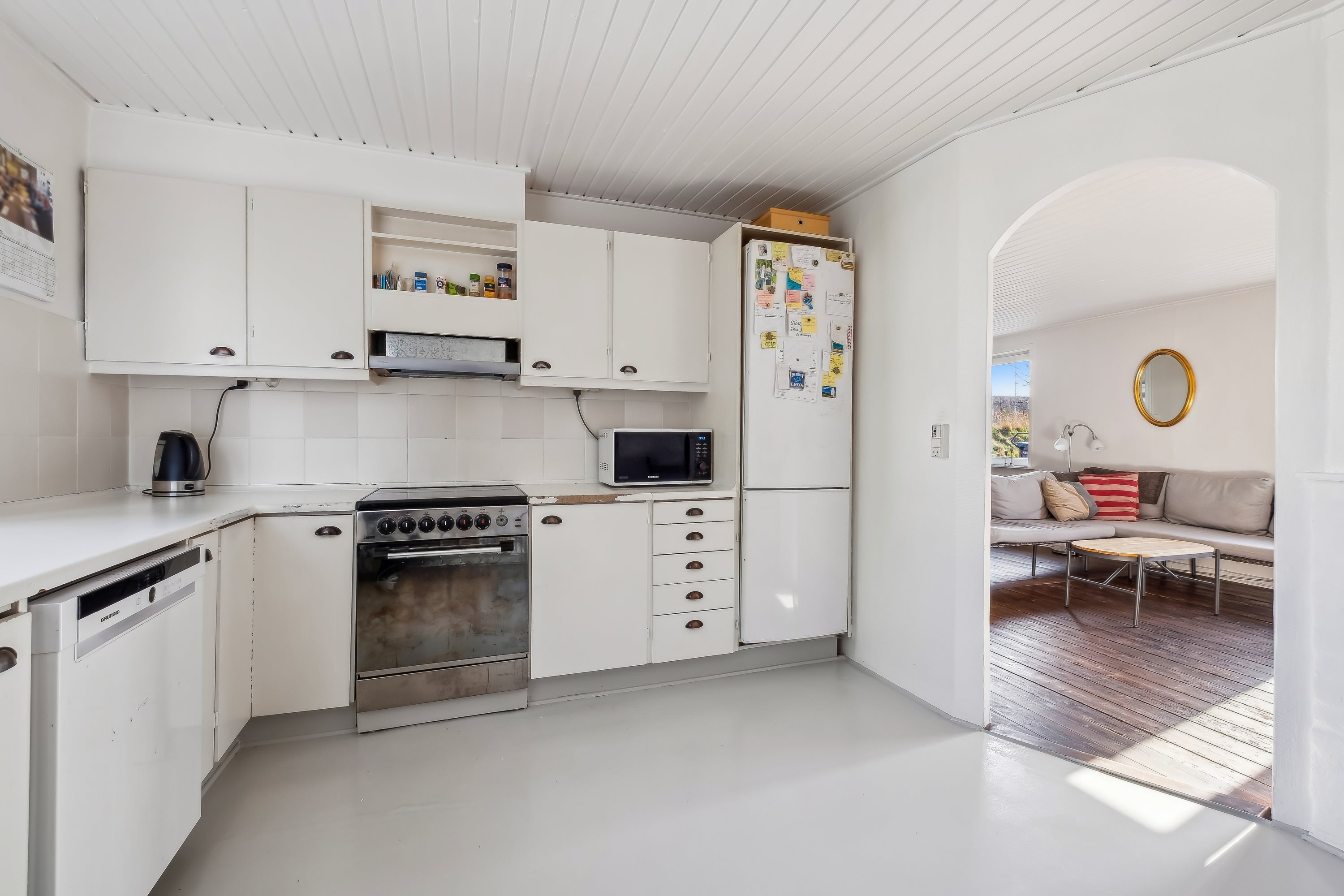 Fremhævet køkken billede i fuldskærmstilstand. Billede af Egebjergvej 25, 8700 Horsens