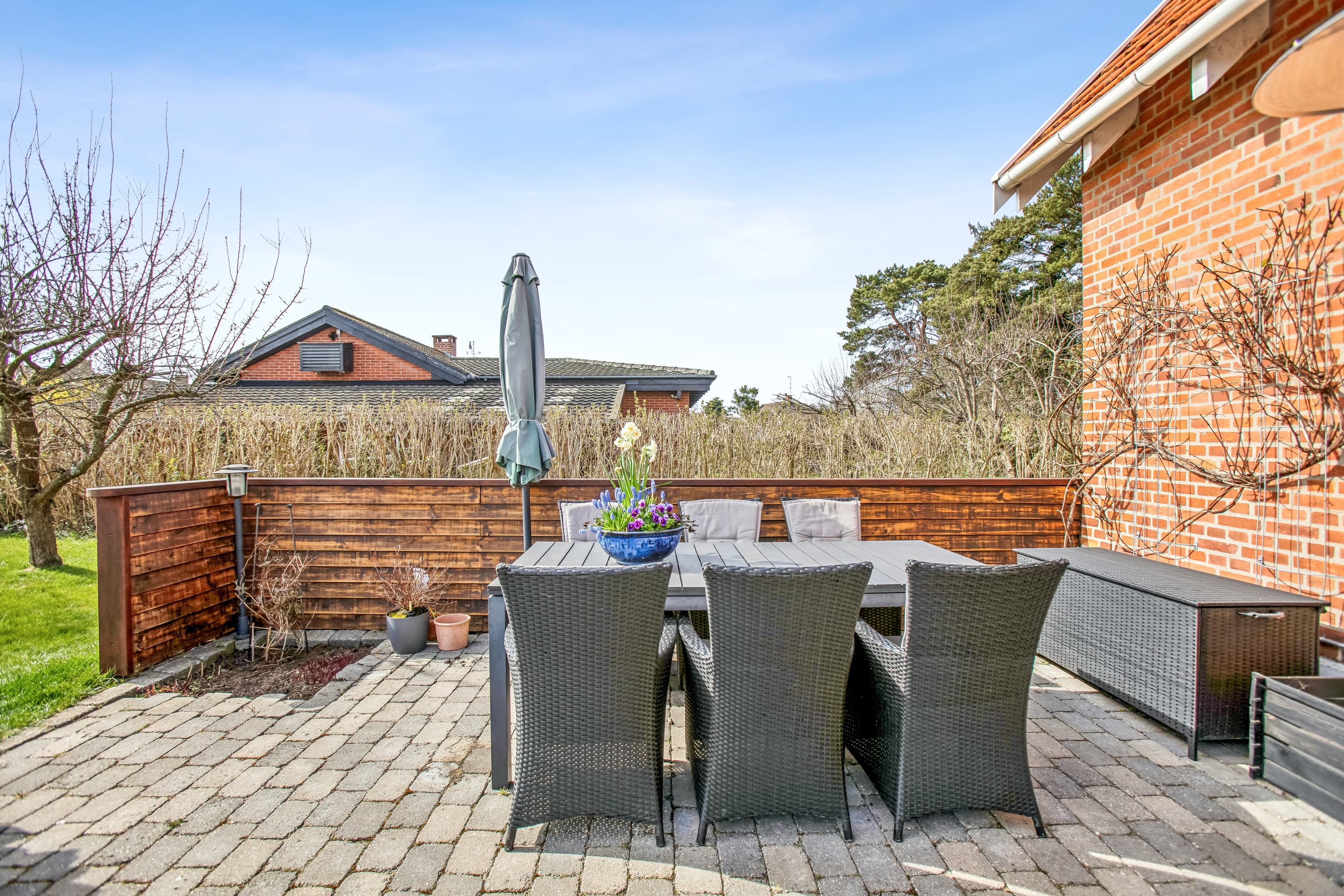 Fremhævet terrasse billede i fuldskærmstilstand. Billede af Huldbergs Alle 20, 2800 Kongens Lyngby