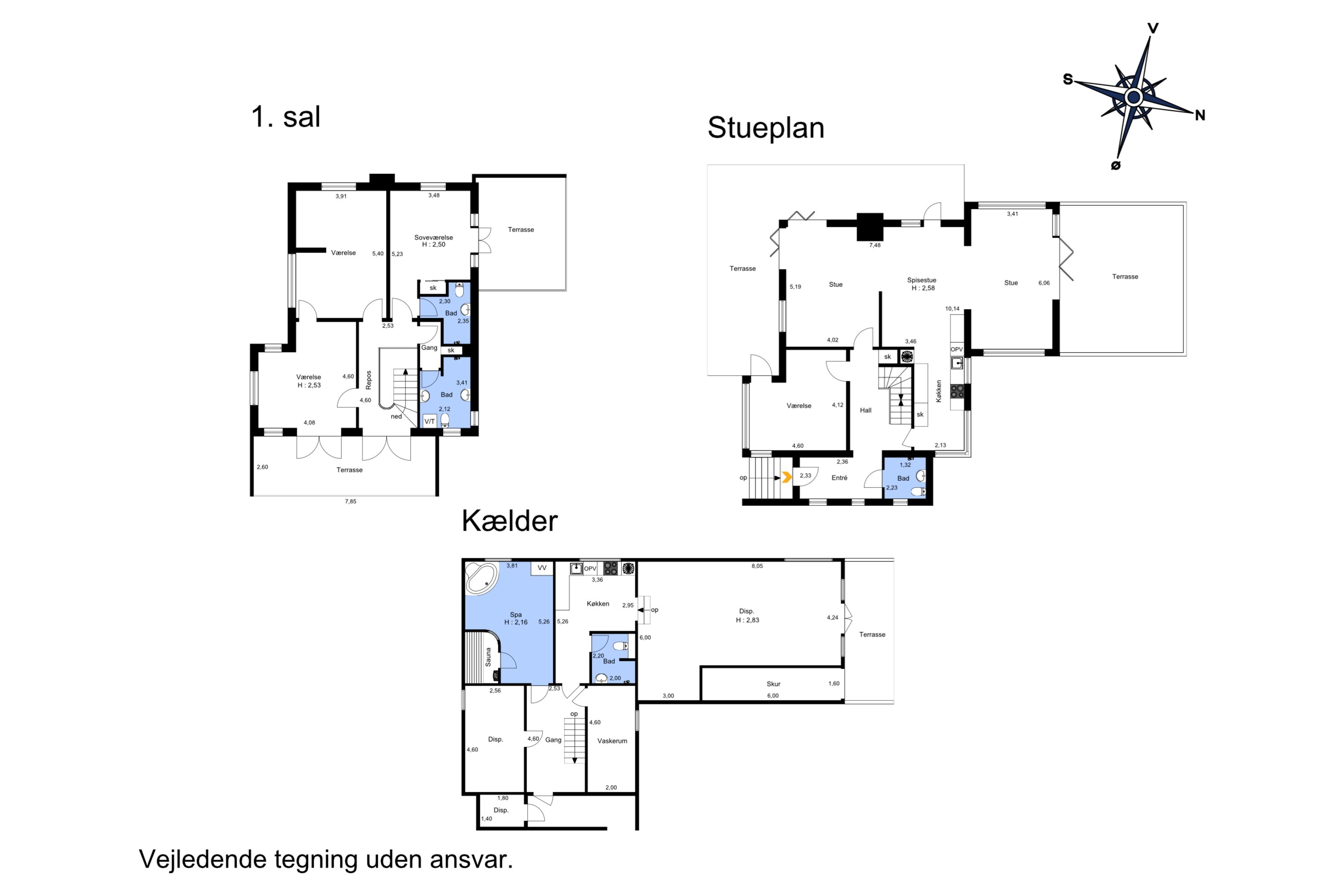 Plantegninger billede af Exnersvej 45, 2930 Klampenborg