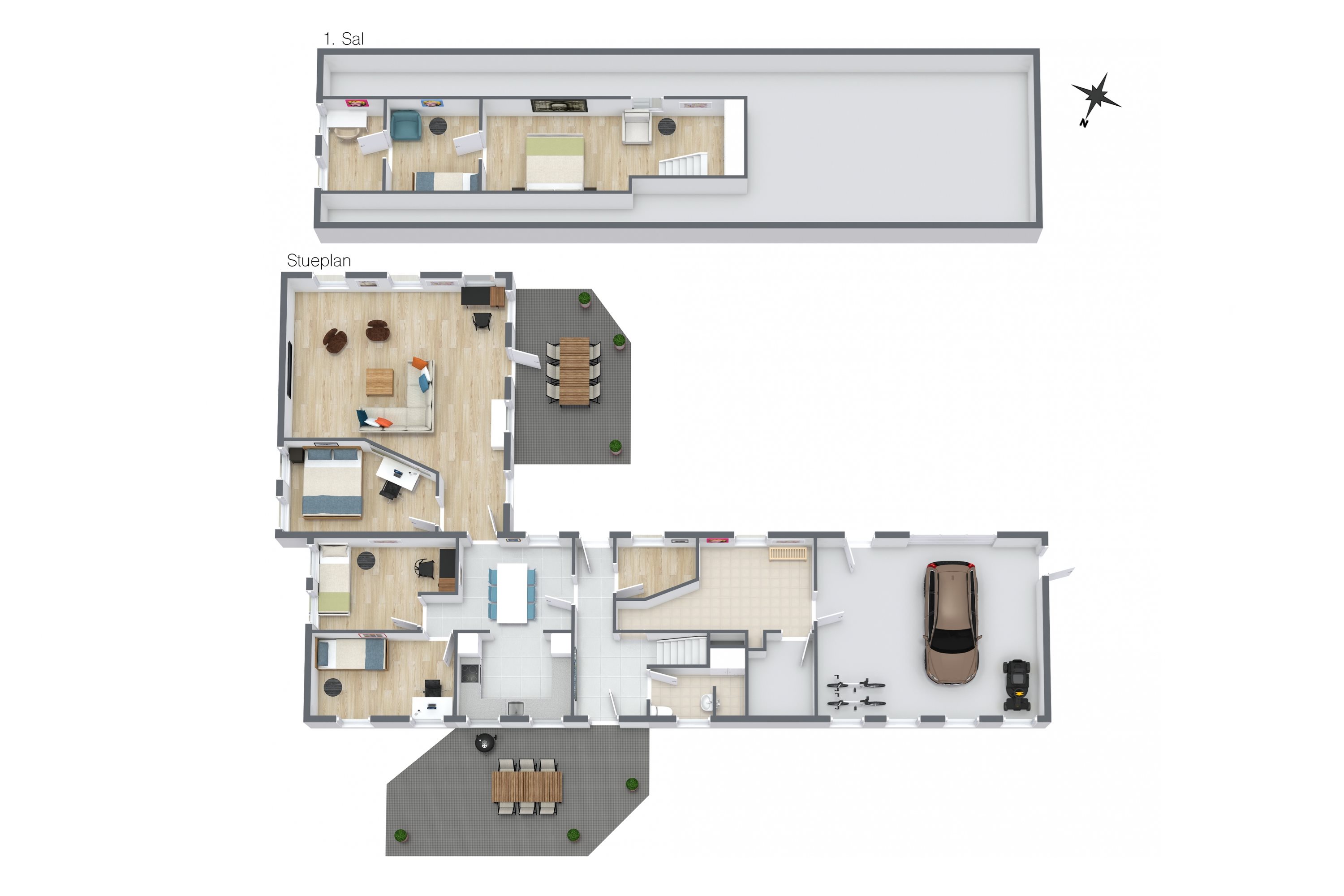 Plantegninger billede af Trangetvej 161, 9830 Tårs