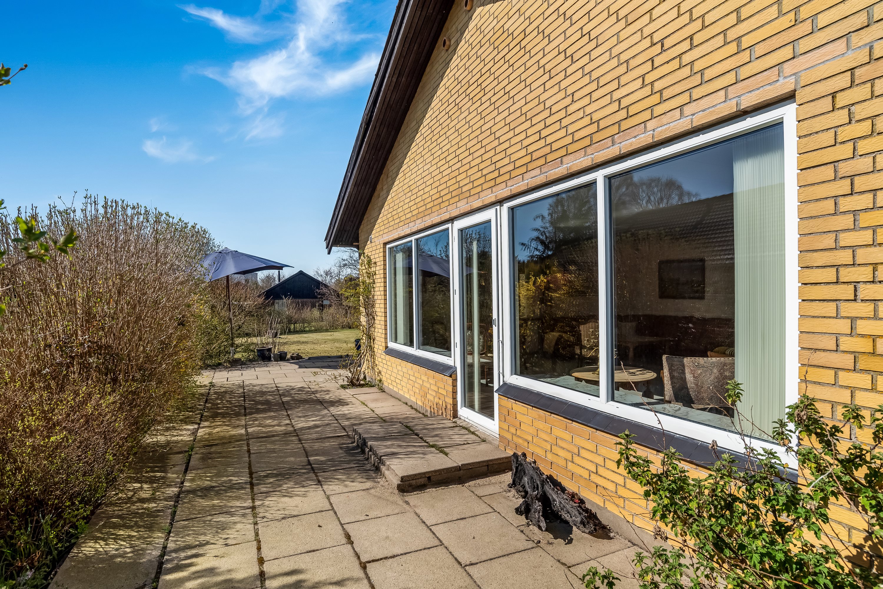 Fremhævet terrasse billede i fuldskærmstilstand. Billede af Nørlundvej 19, 7500 Holstebro