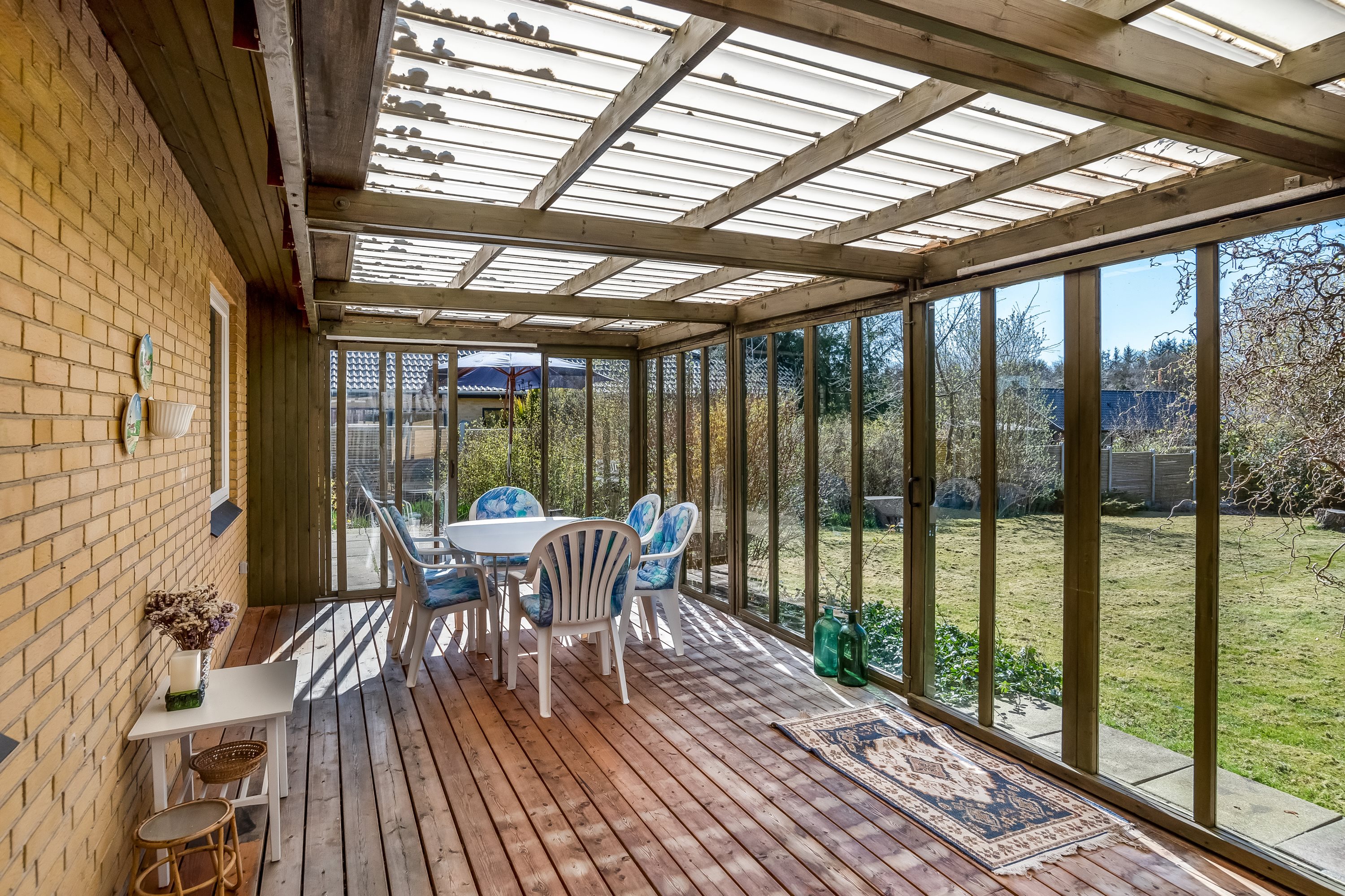 Fremhævet udestue billede i fuldskærmstilstand. Billede af Nørlundvej 19, 7500 Holstebro