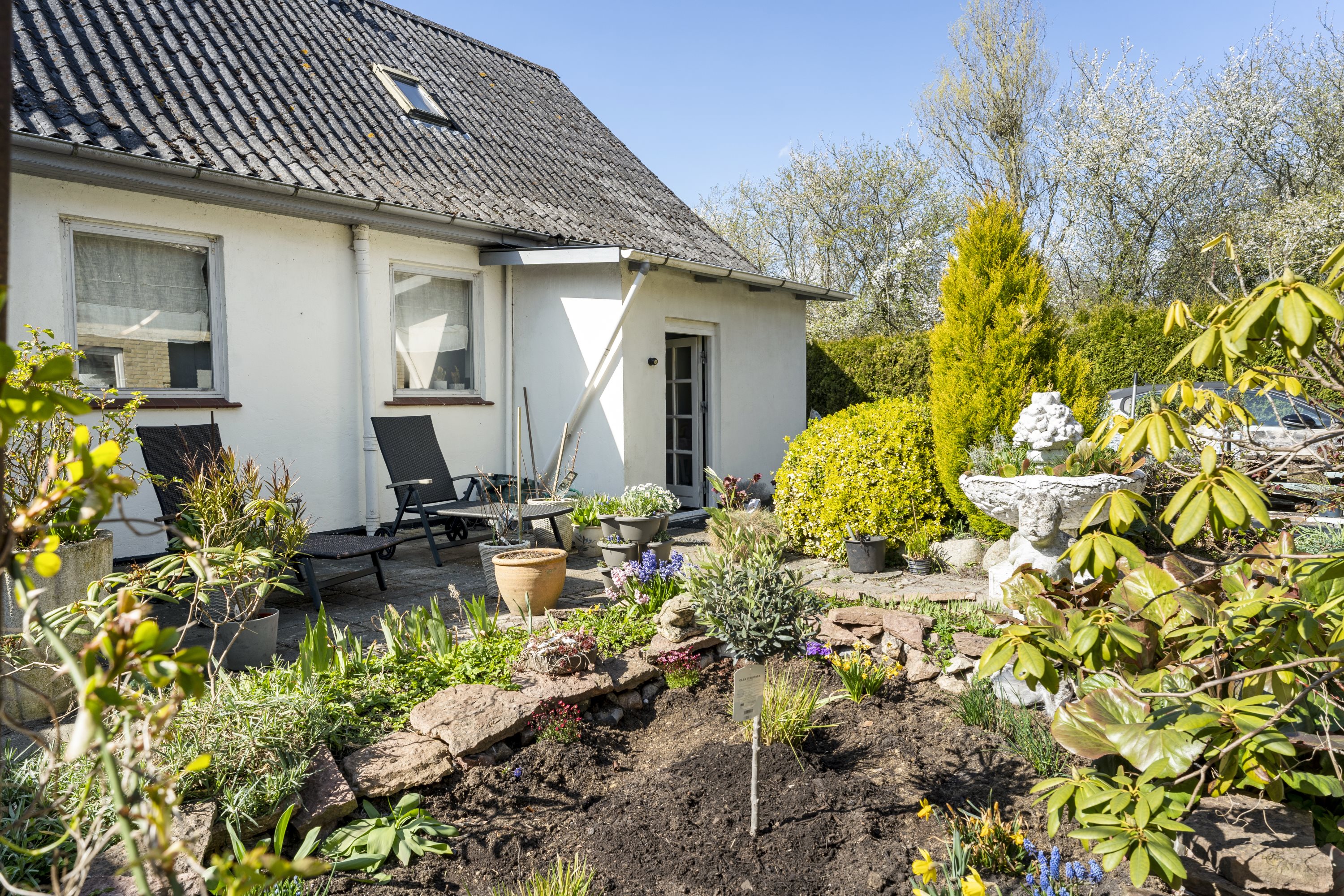 Fremhævet terrasse billede i fuldskærmstilstand. Billede af Abedvej 17, 4920 Søllested