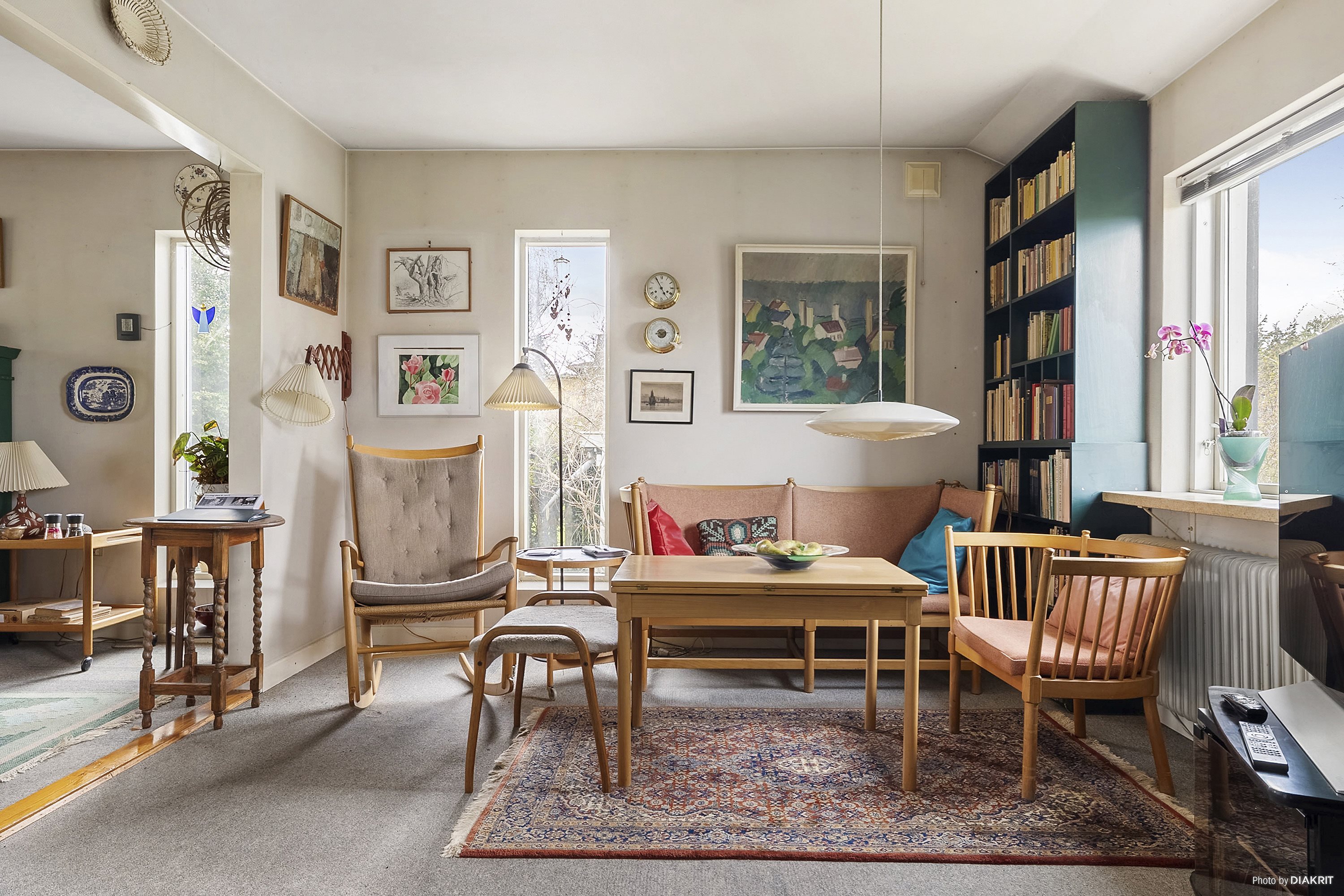 Fremhævet stue billede i fuldskærmstilstand. Billede af Byvej 21, 4682 Tureby