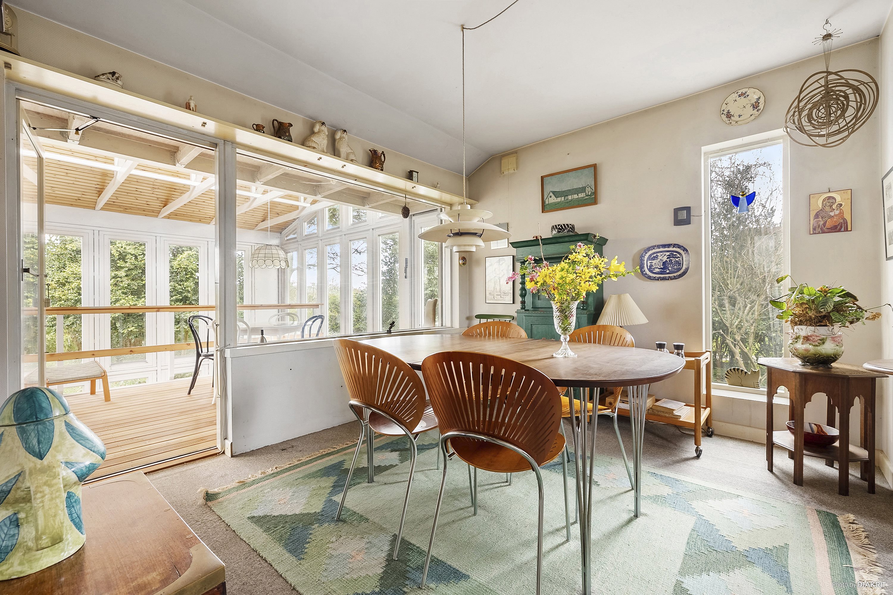 Fremhævet spisestue billede i fuldskærmstilstand. Billede af Byvej 21, 4682 Tureby