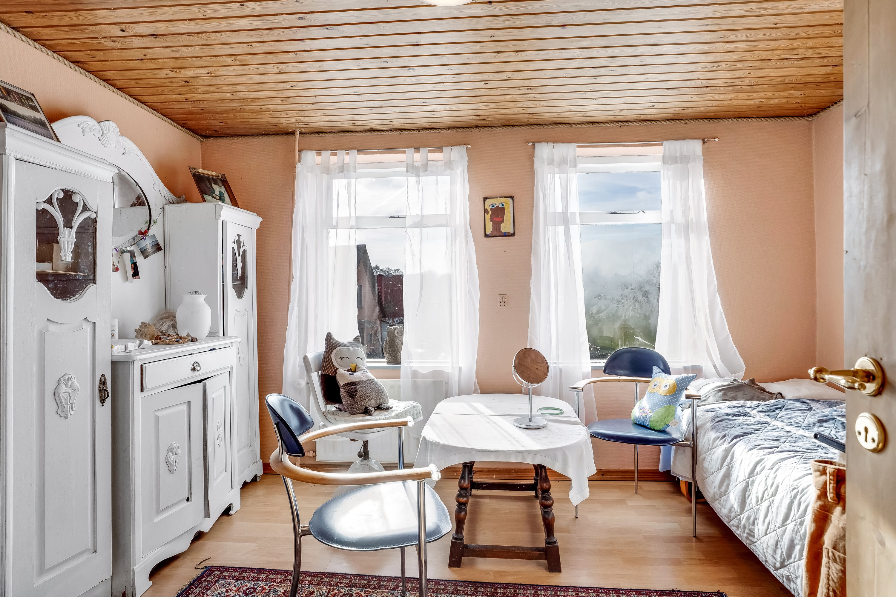 Fremhævet stue billede i fuldskærmstilstand. Billede af Abedvej 17, 4920 Søllested