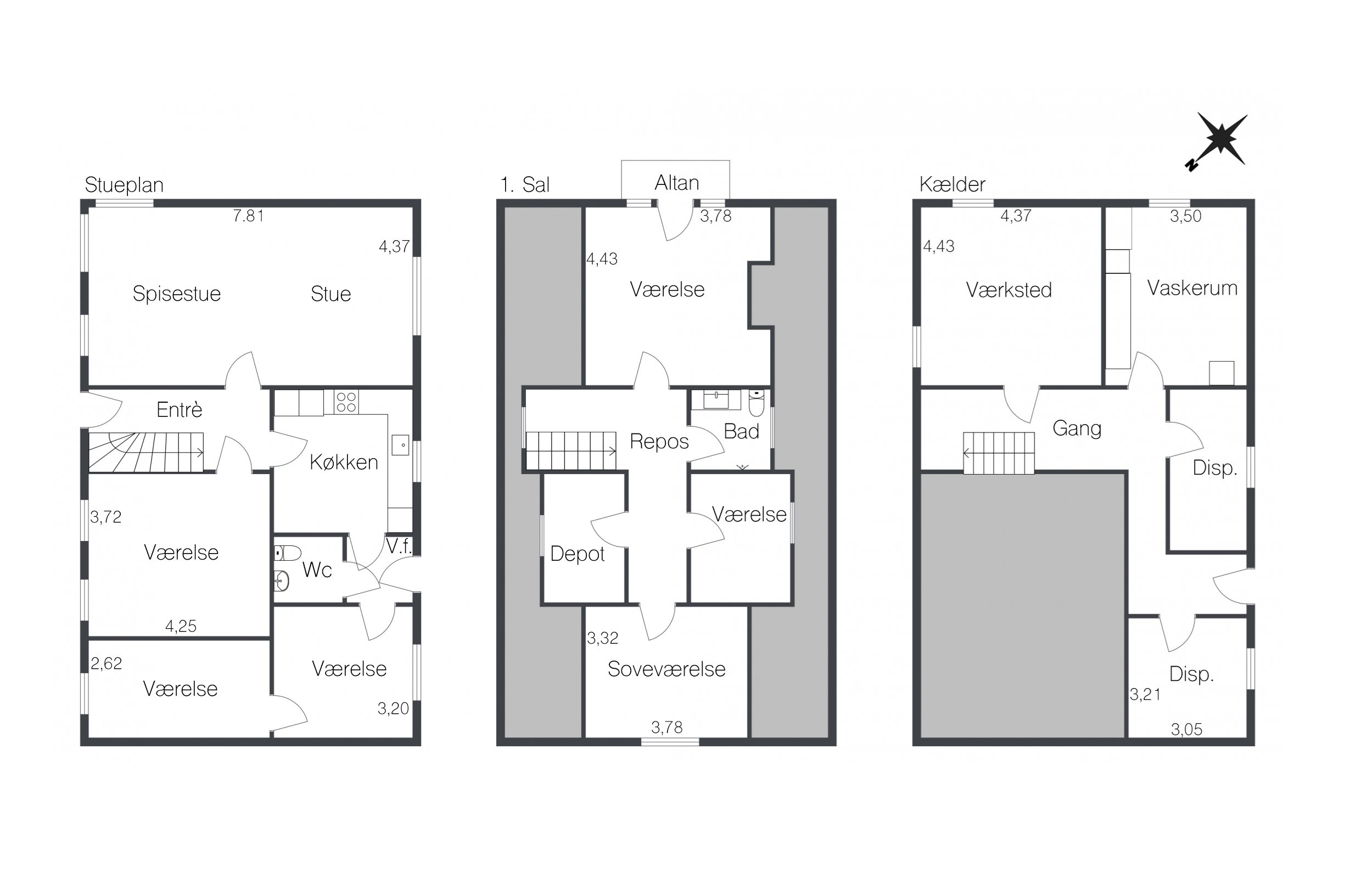 Plantegninger billede af Hovedgaden 63, Poulstrup, 9760 Vrå