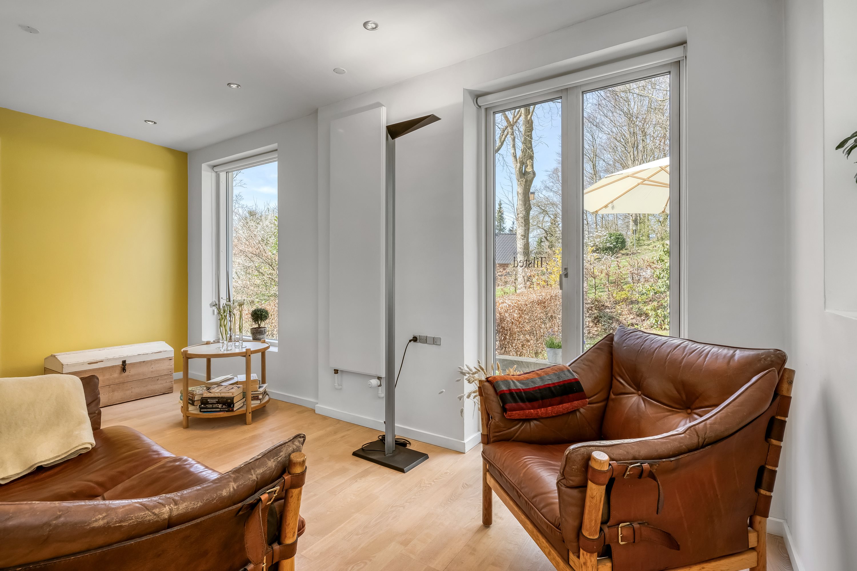 Fremhævet stue billede i fuldskærmstilstand. Billede af Granbakken 9, 7500 Holstebro